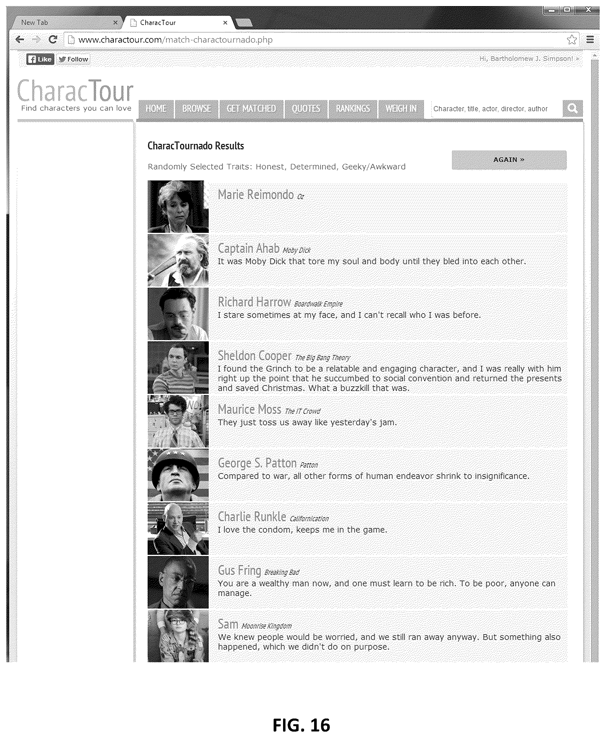 Patent US12323669 Figure 17 – Profiling media characters