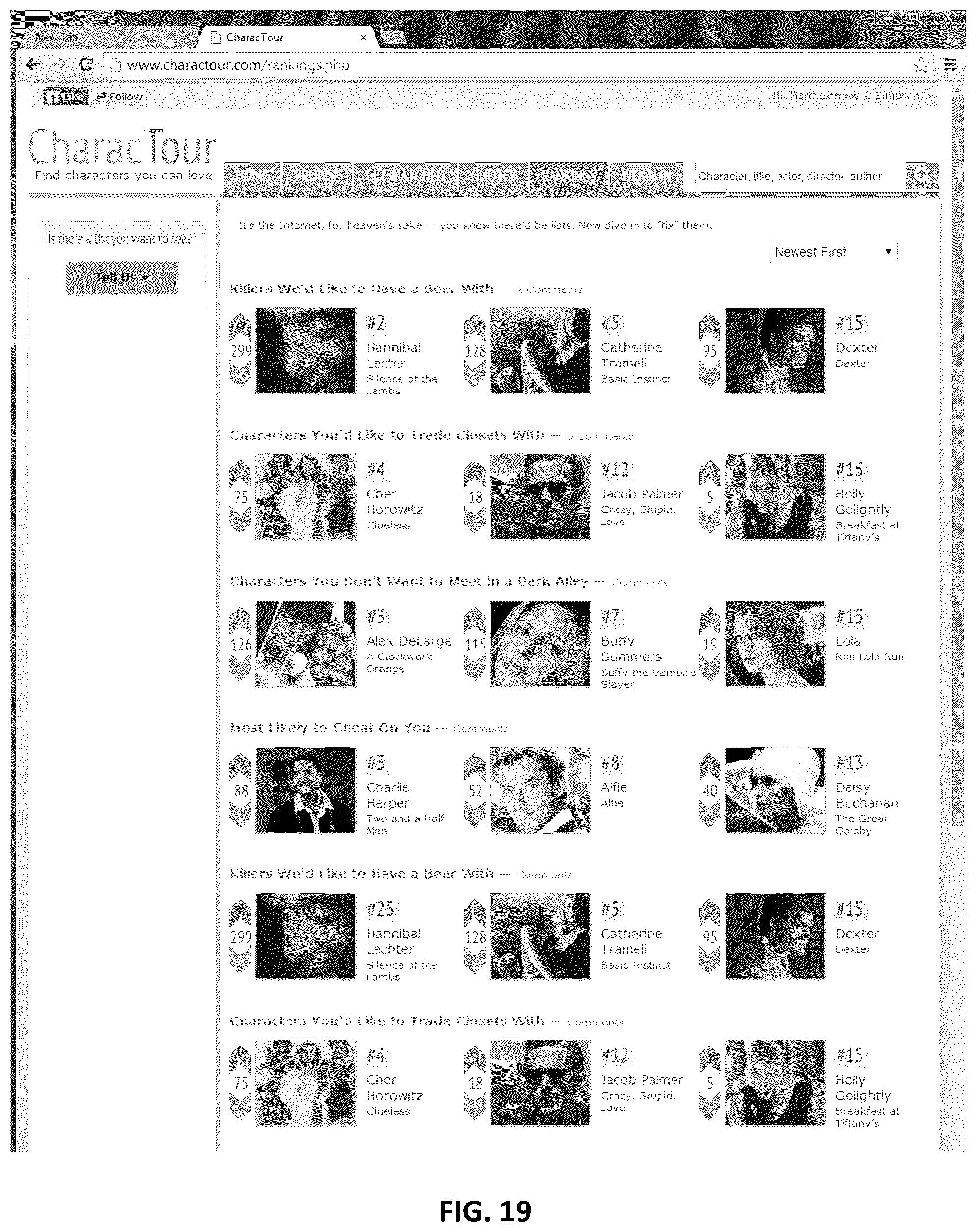 Patent US12323669 Figure 20 – Profiling media characters