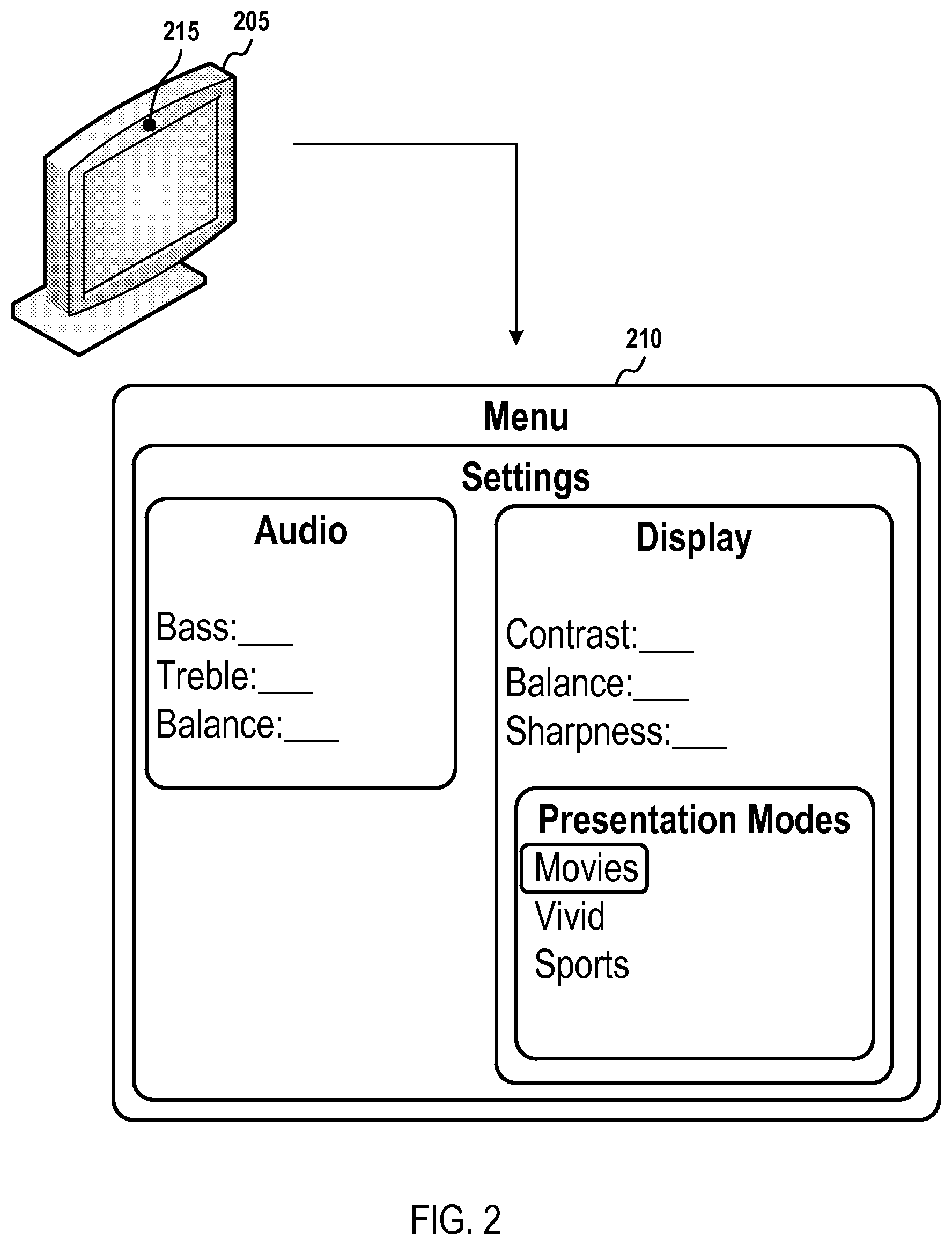 Patent US12323675 Figure 2 – Systems and methods for content presentation management