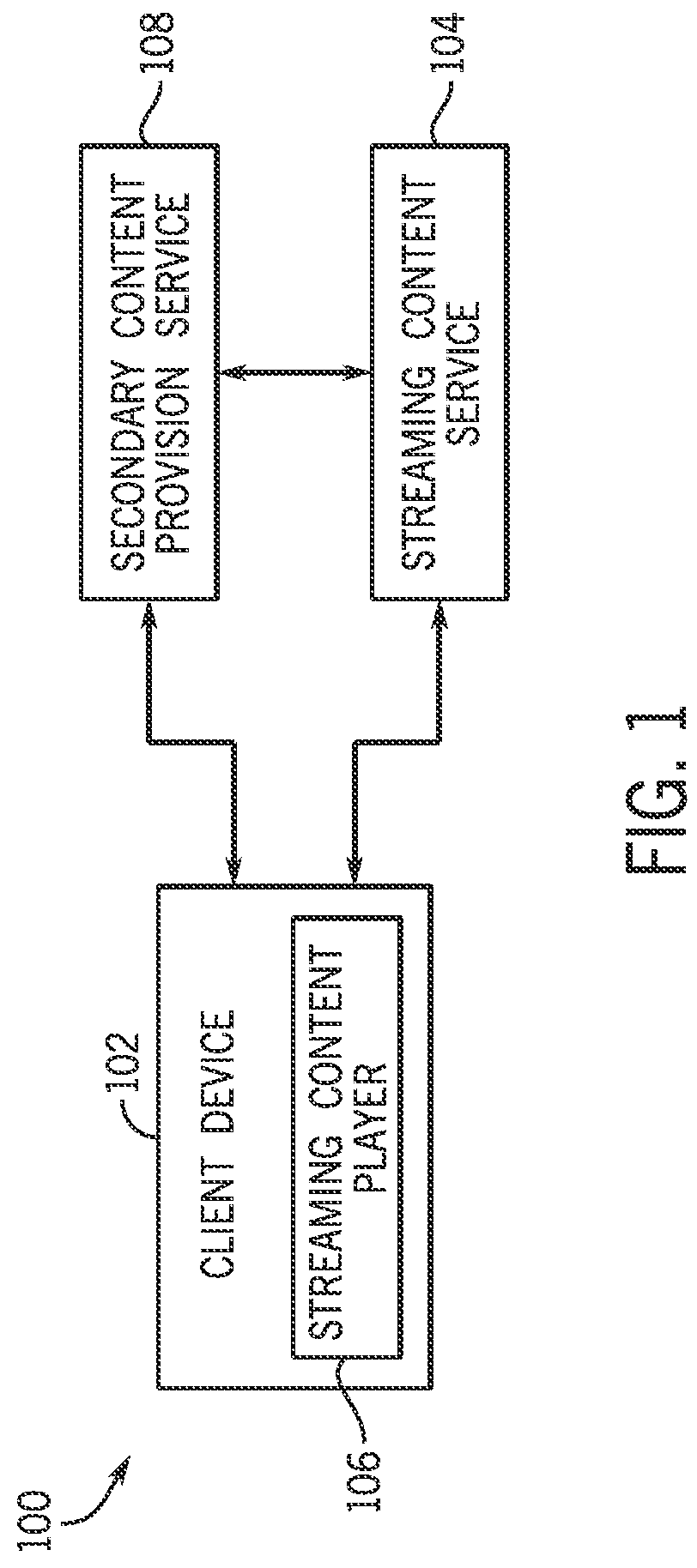 Patent US12323678 Figure 1 – Temporary pre-roll content provision with streaming content