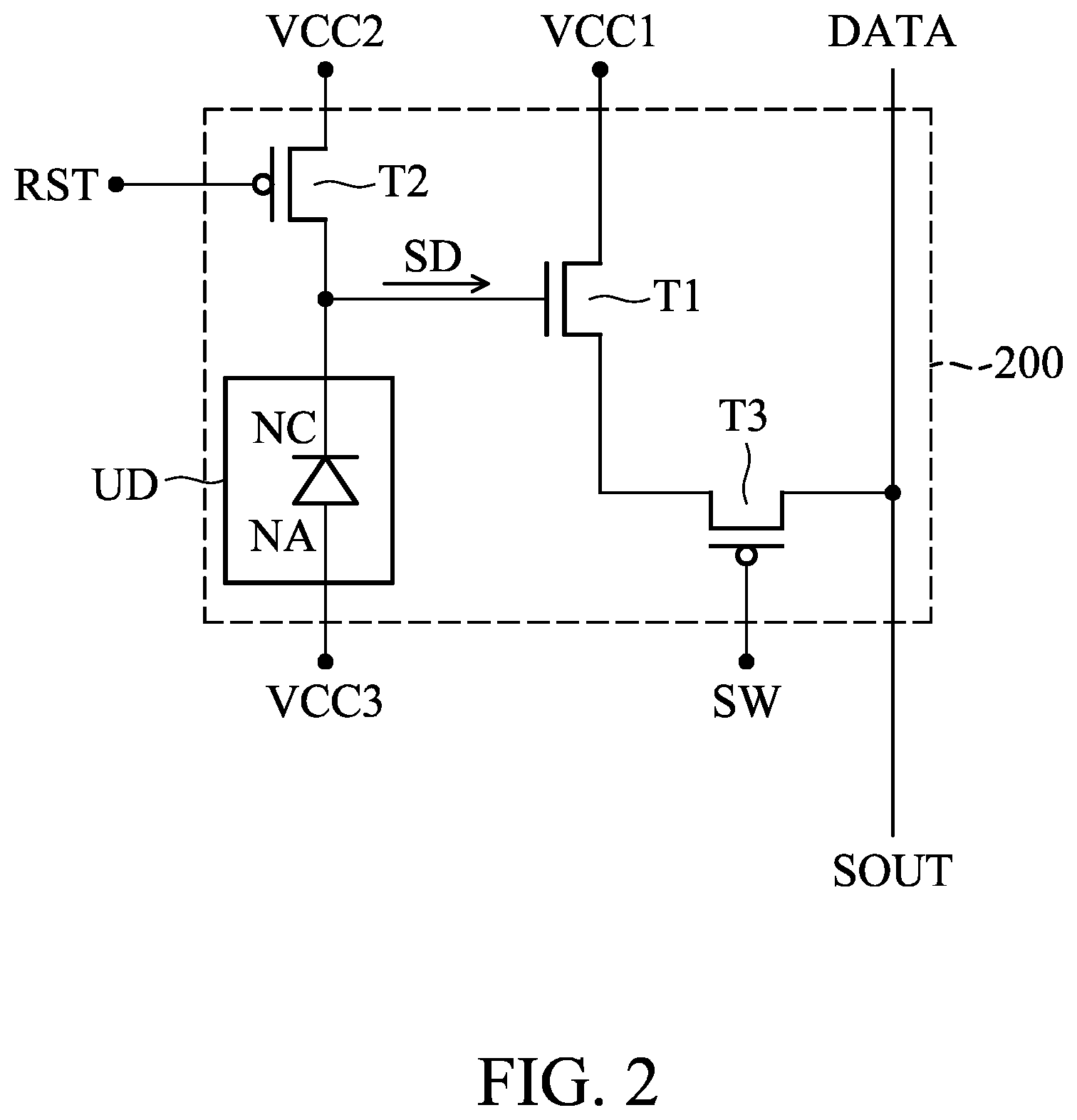 Patent US12323683 Figure 2 – Sensing device for improving the speed of image sensing