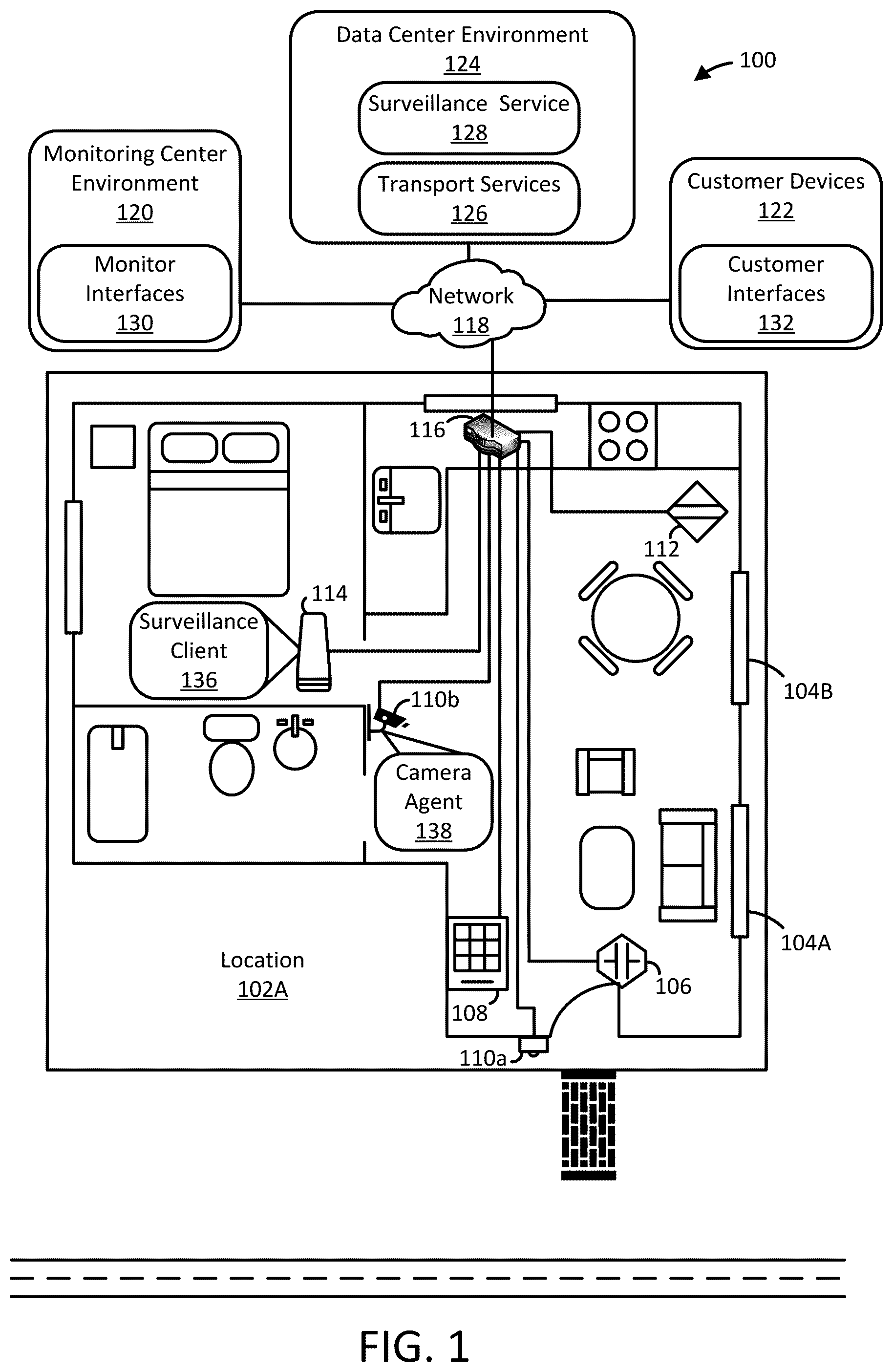 Patent US12323689 Figure 1 – Lighted camera apparatus