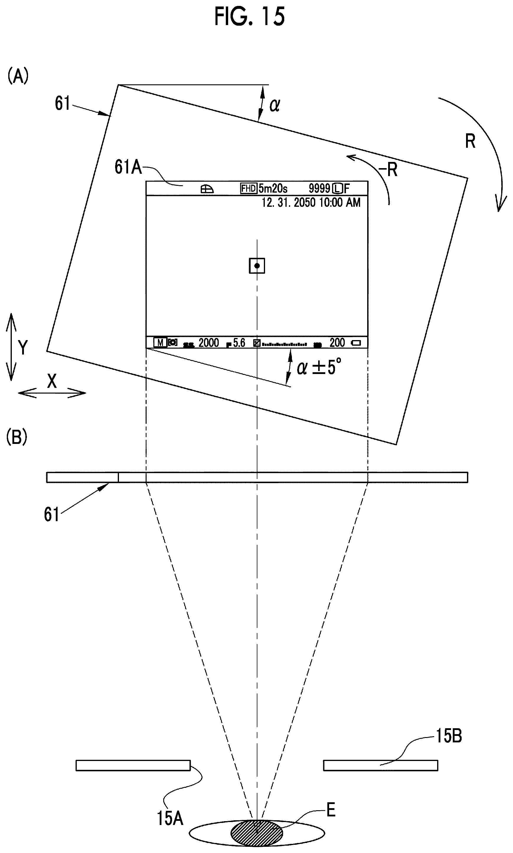 Patent US12323695 Figure 15 – Display device