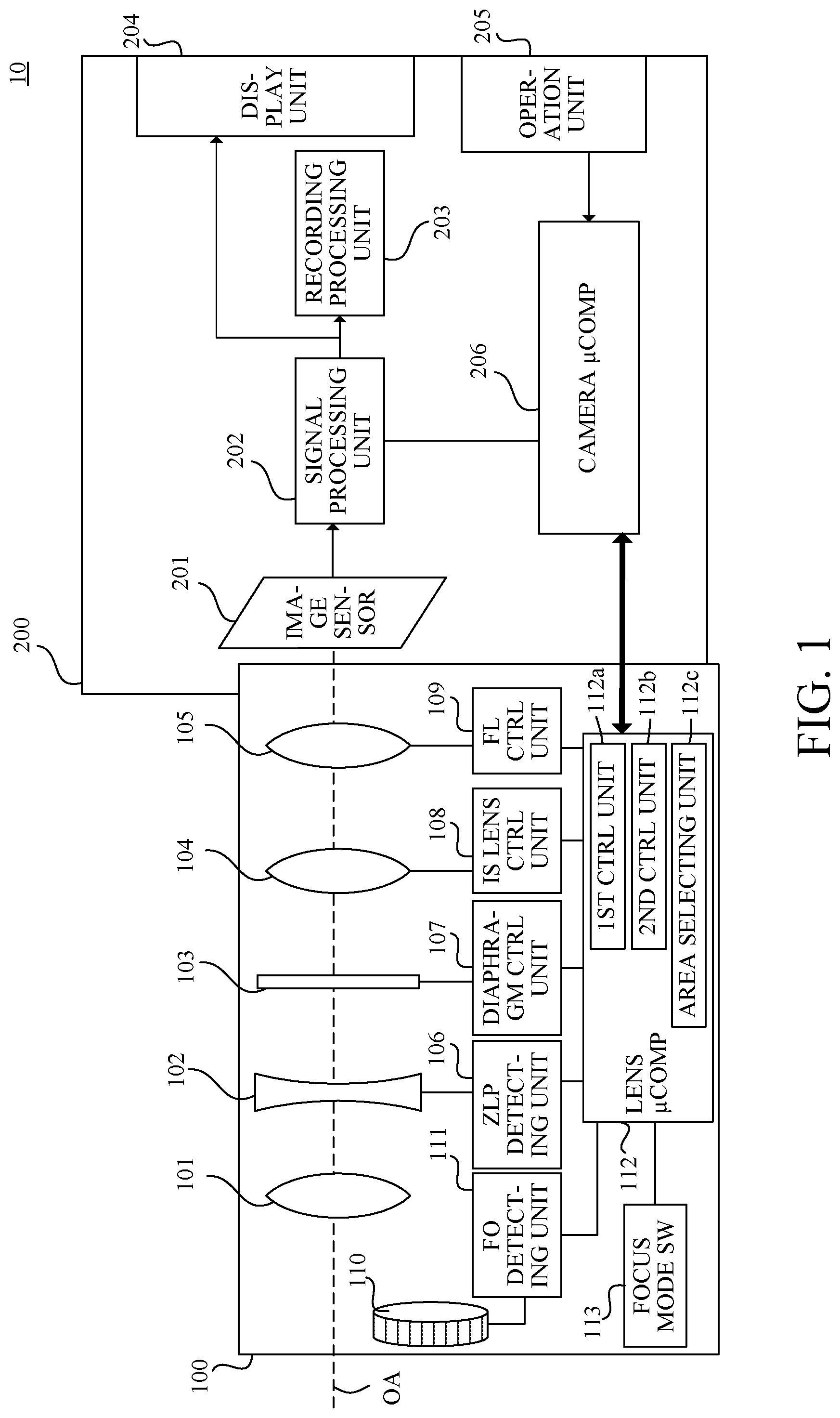 Patent US12323702 Figure 1 – Control apparatus, lens apparatus, image pickup apparatus, control method, and storage medium