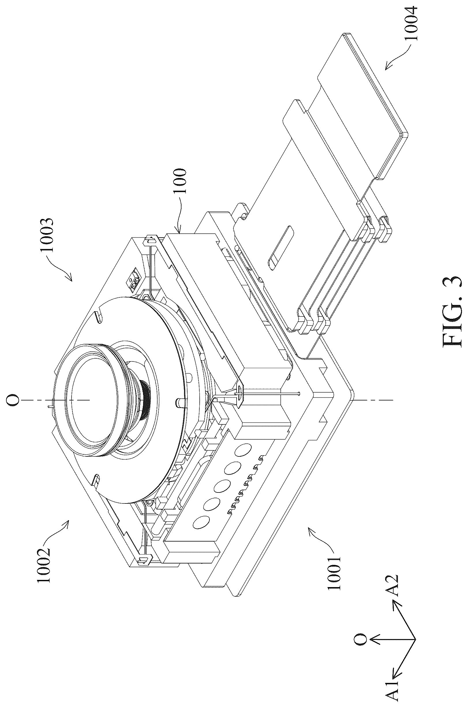 Patent US12323704 Figure 3 – Optical element driving mechanism