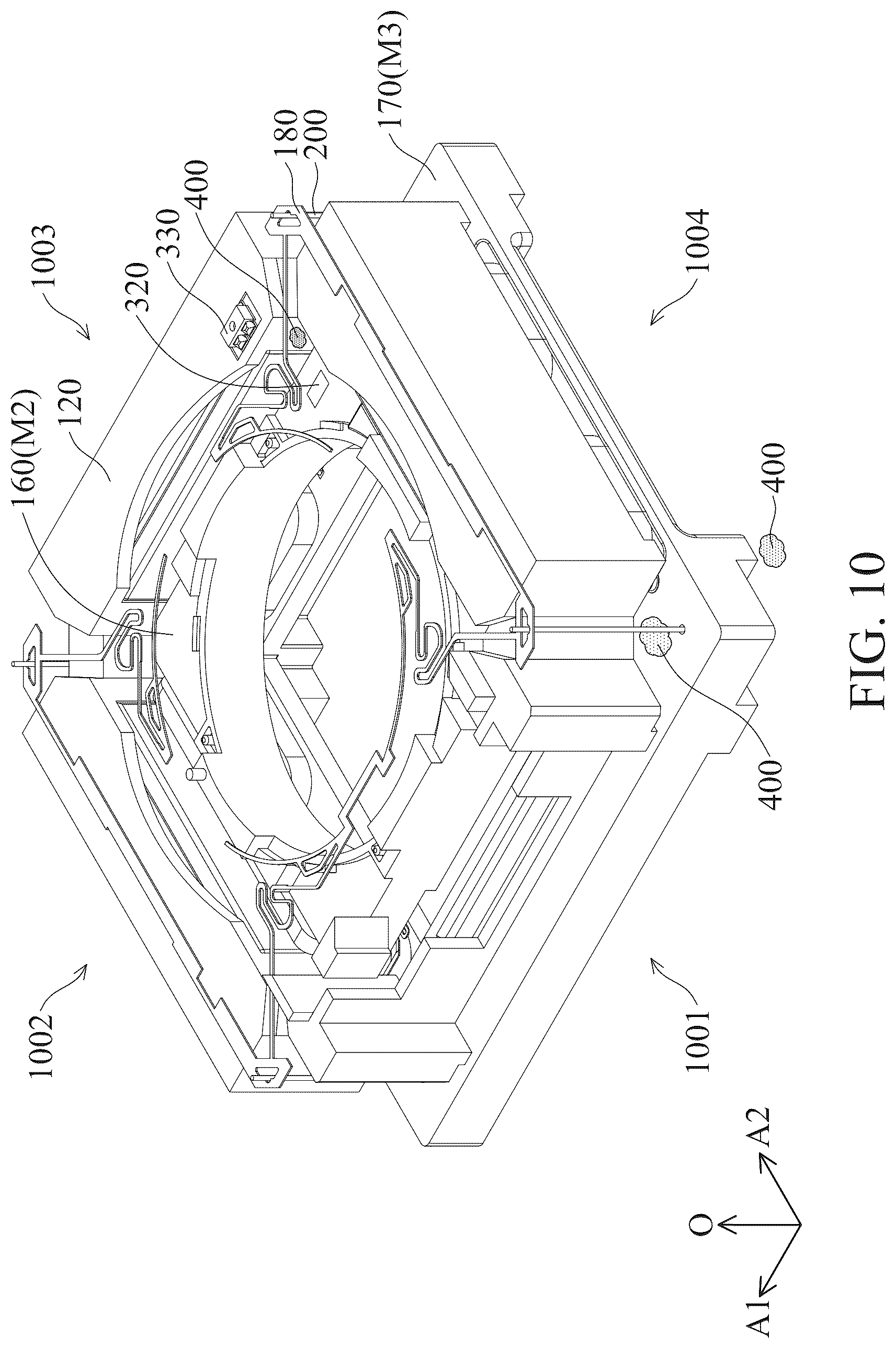 Patent US12323704 Figure 10 – Optical element driving mechanism