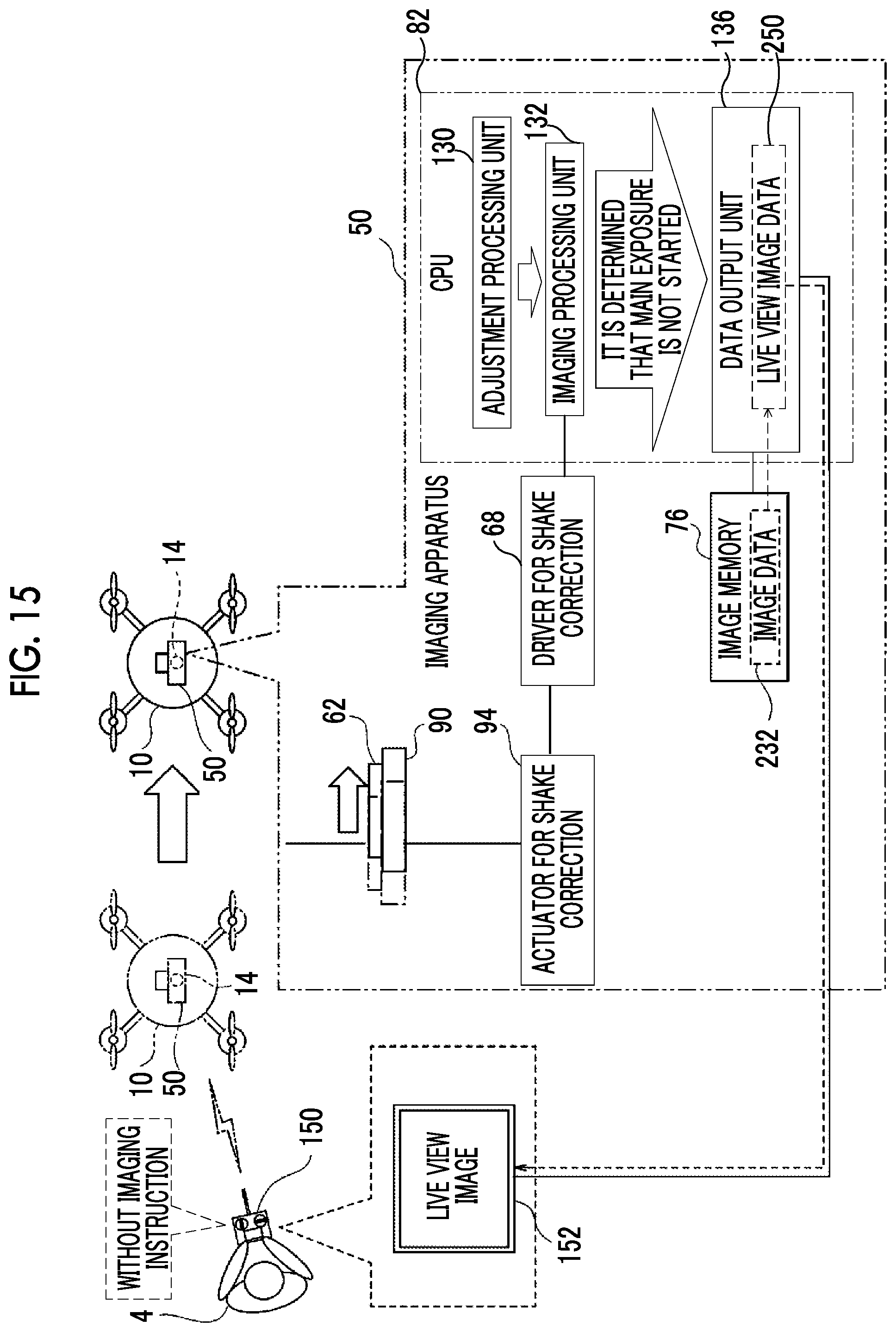 Patent US12323705 Figure 15 – Control method and imaging apparatus