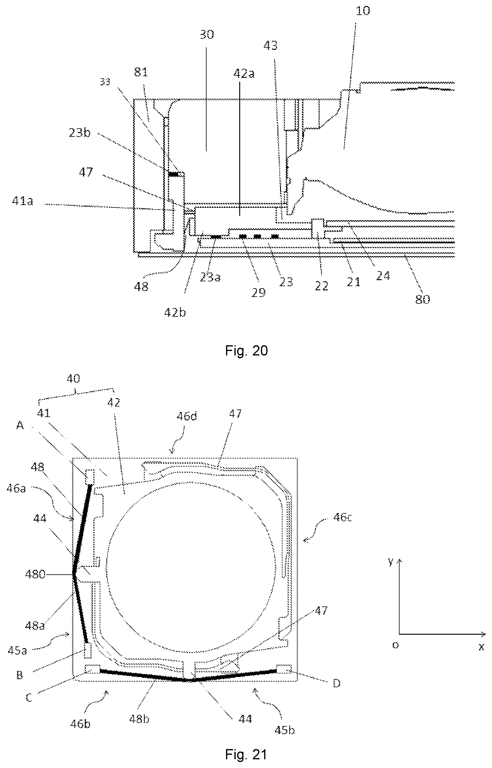 Patent US12323706 Figure 8 – Optical image stabilization camera module