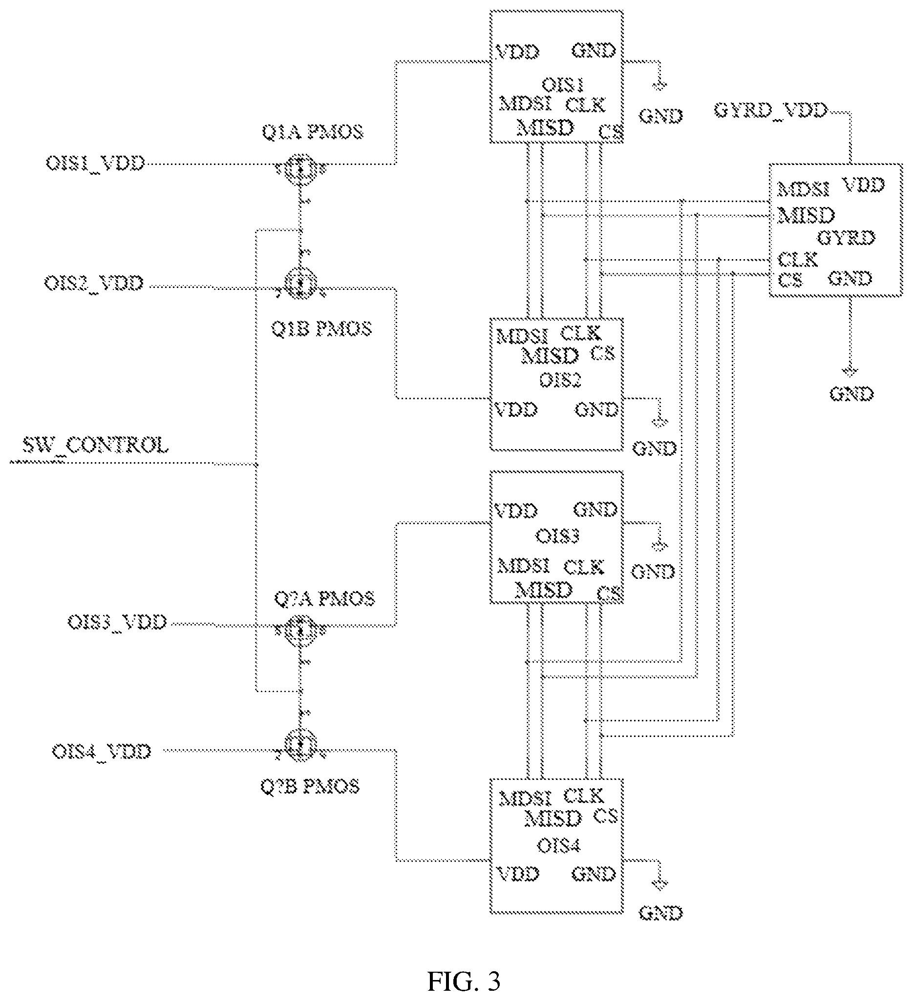 Patent US12323707 Figure 3 – Communication circuit with optical image stabilization, control method and apparatus for communication circuit, and electronic device