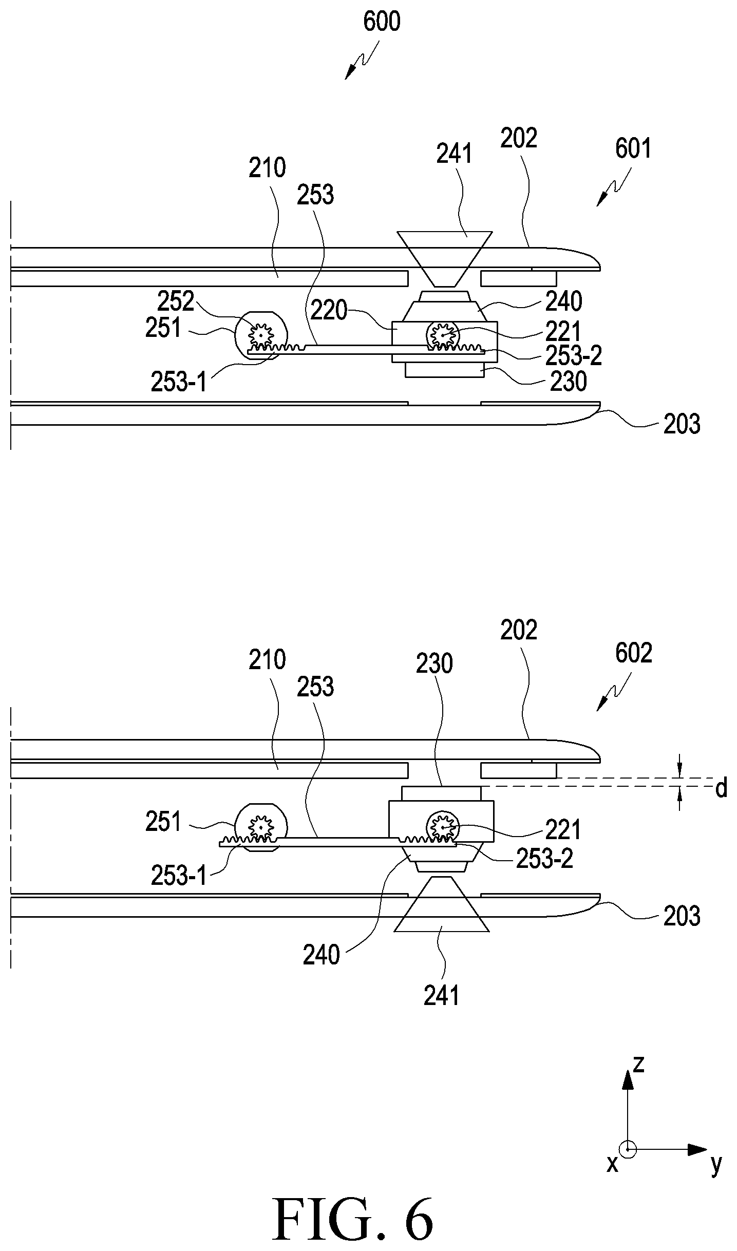 Patent US12323709 Figure 5 – Electronic device comprising rotation module and method of operating the same