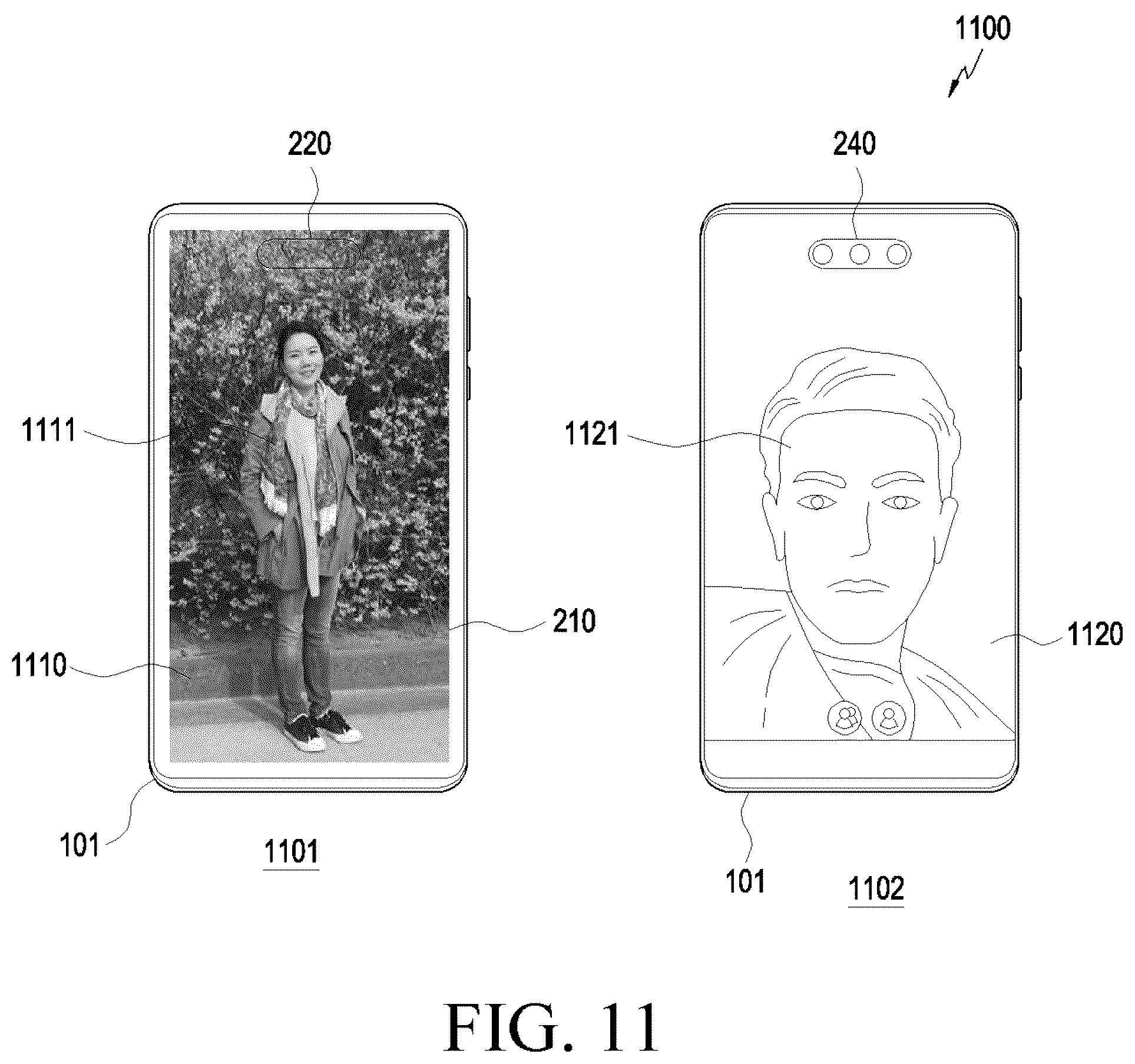 Patent US12323709 Figure 10 – Electronic device comprising rotation module and method of operating the same