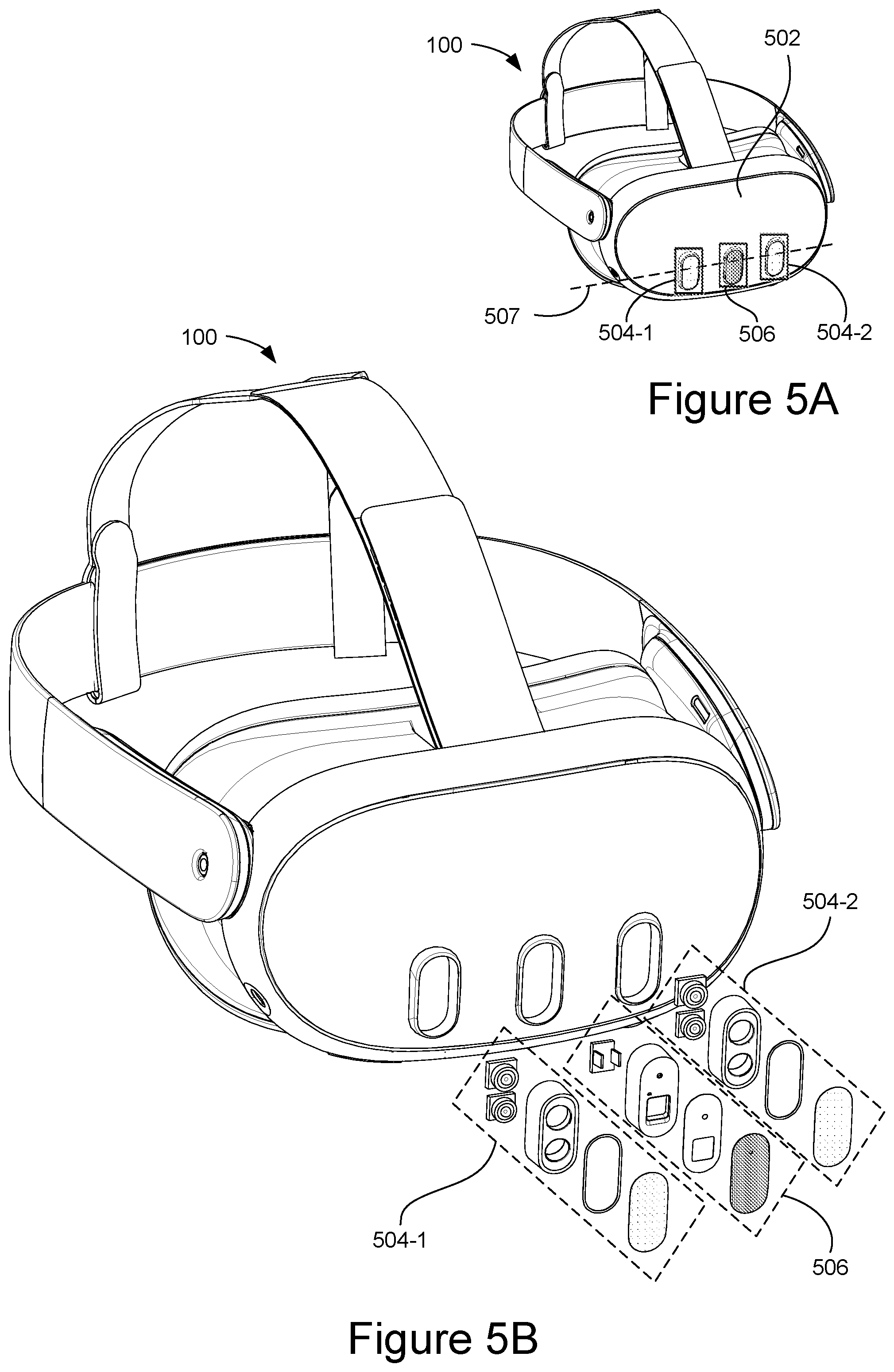 Patent US12323713 Figure 14 – Headsets having improved camera arrangements and depth sensors, and methods of use thereof