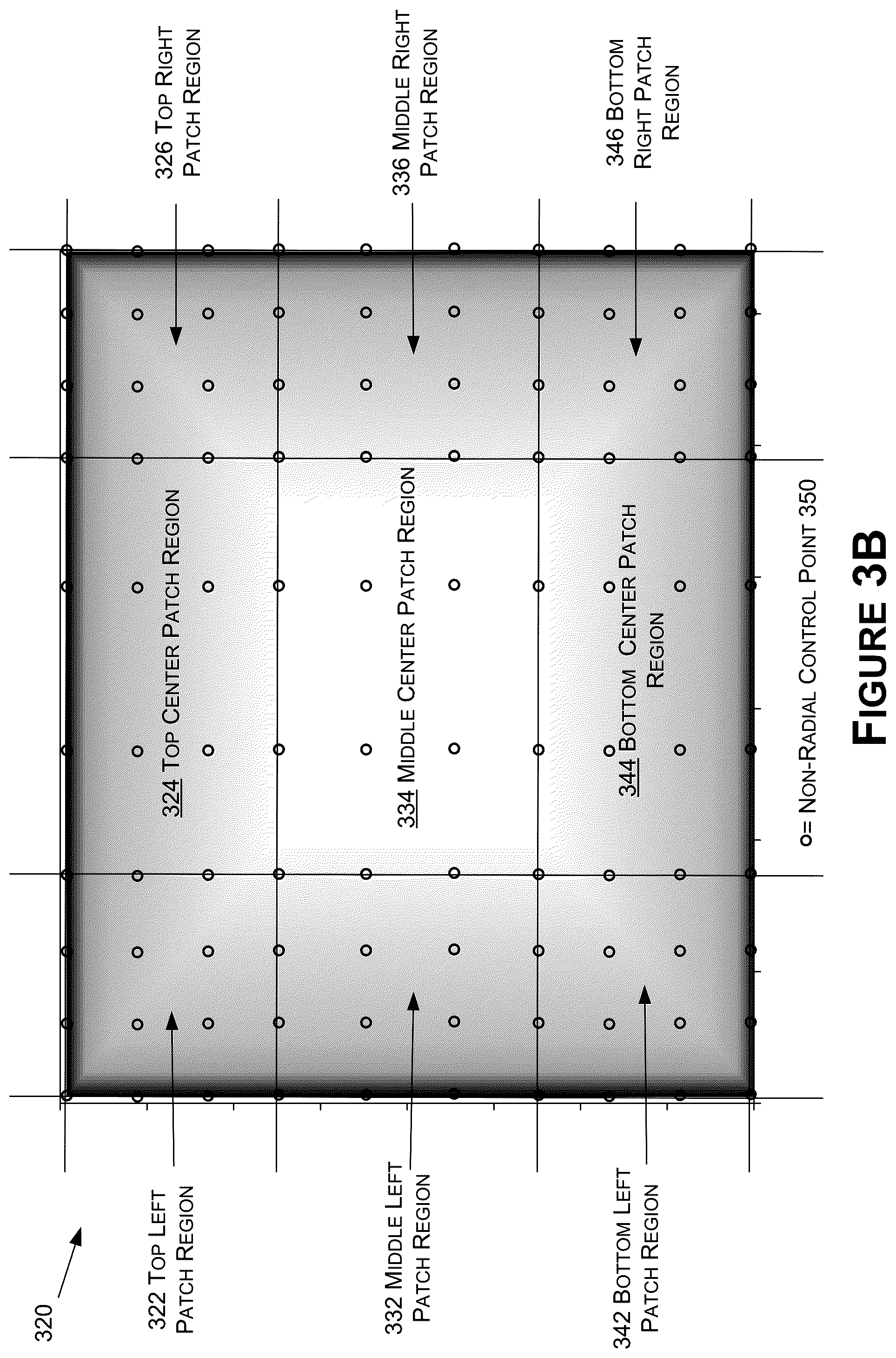 Patent US12323717 Figure 7 – Lens shading using non-radial image correction