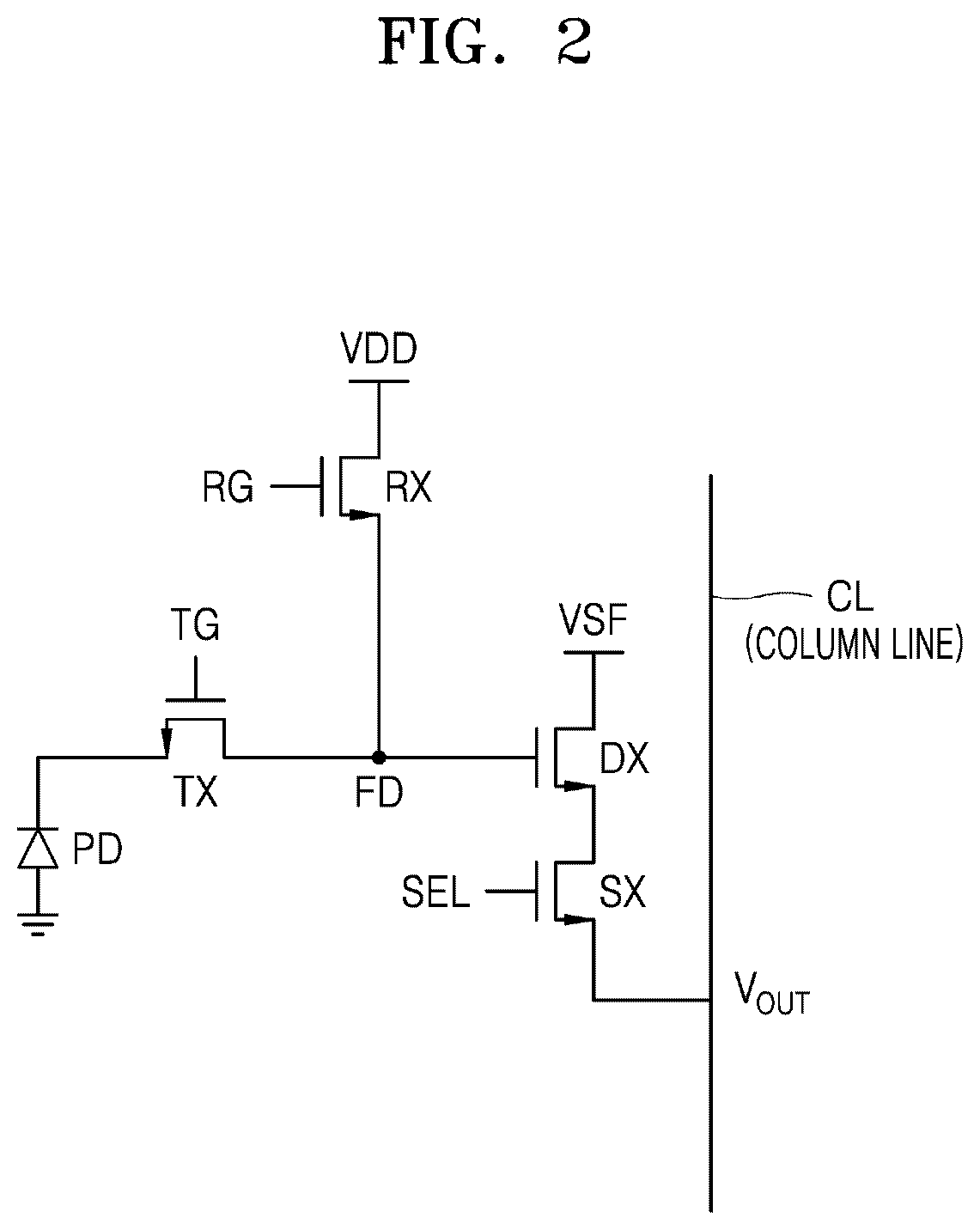 Patent US12323718 Figure 2 – Image sensor, method of operating the image sensor, and image processing device