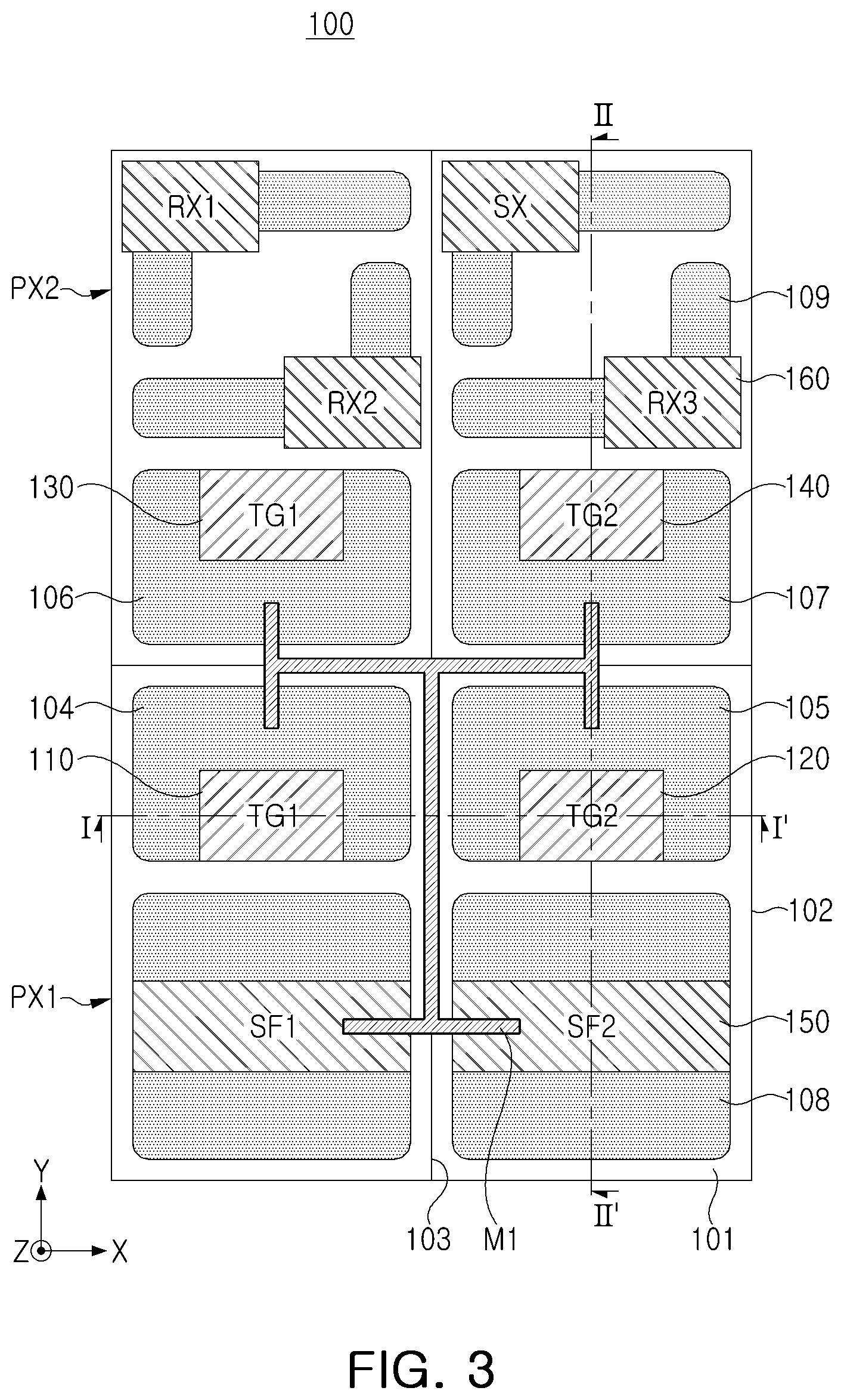 Patent US12323720 Figure 3 – Image sensor