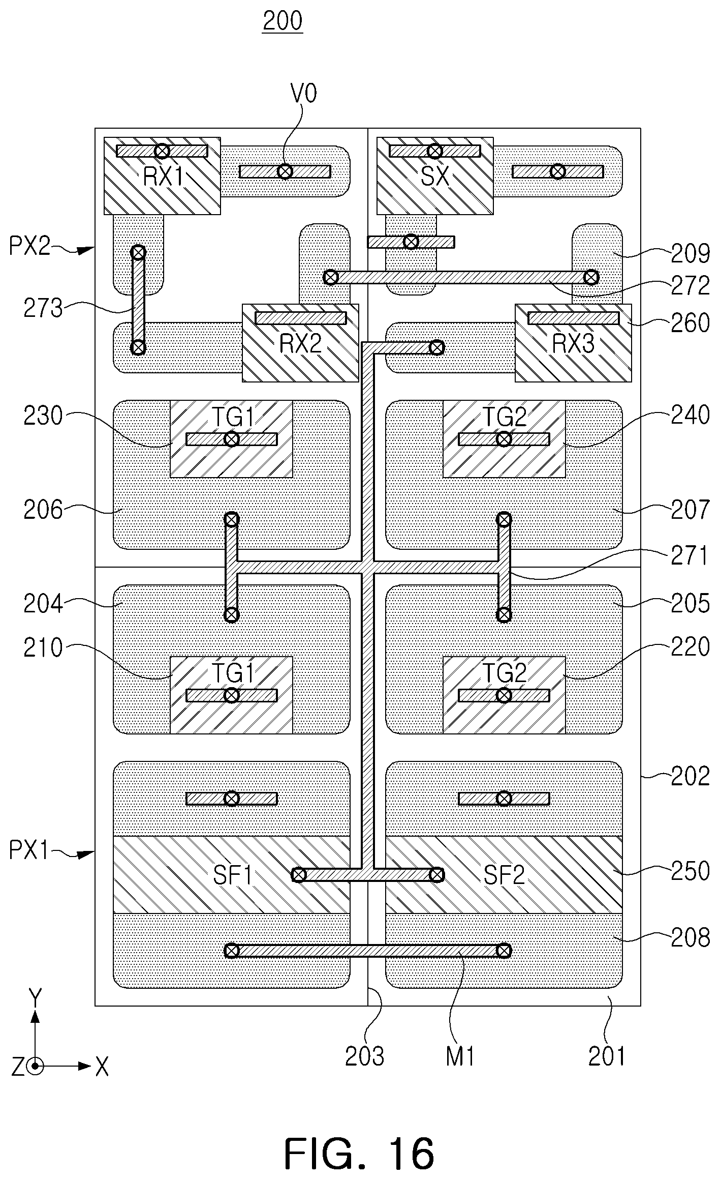Patent US12323720 Figure 16 – Image sensor