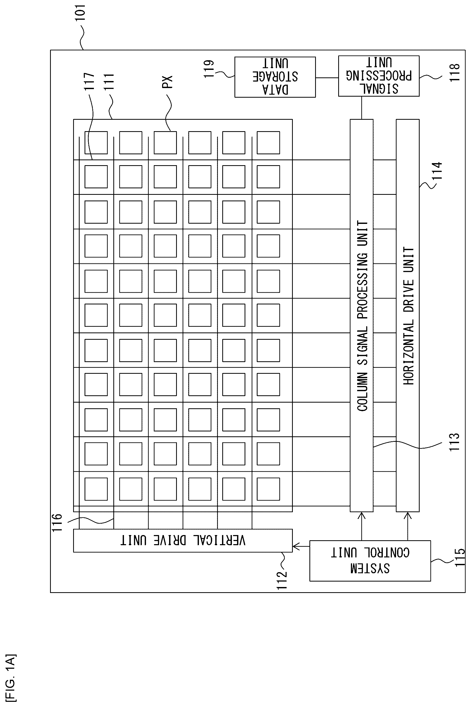 Patent US12323722 — Imaging device and electronic apparatus — Figure 1
