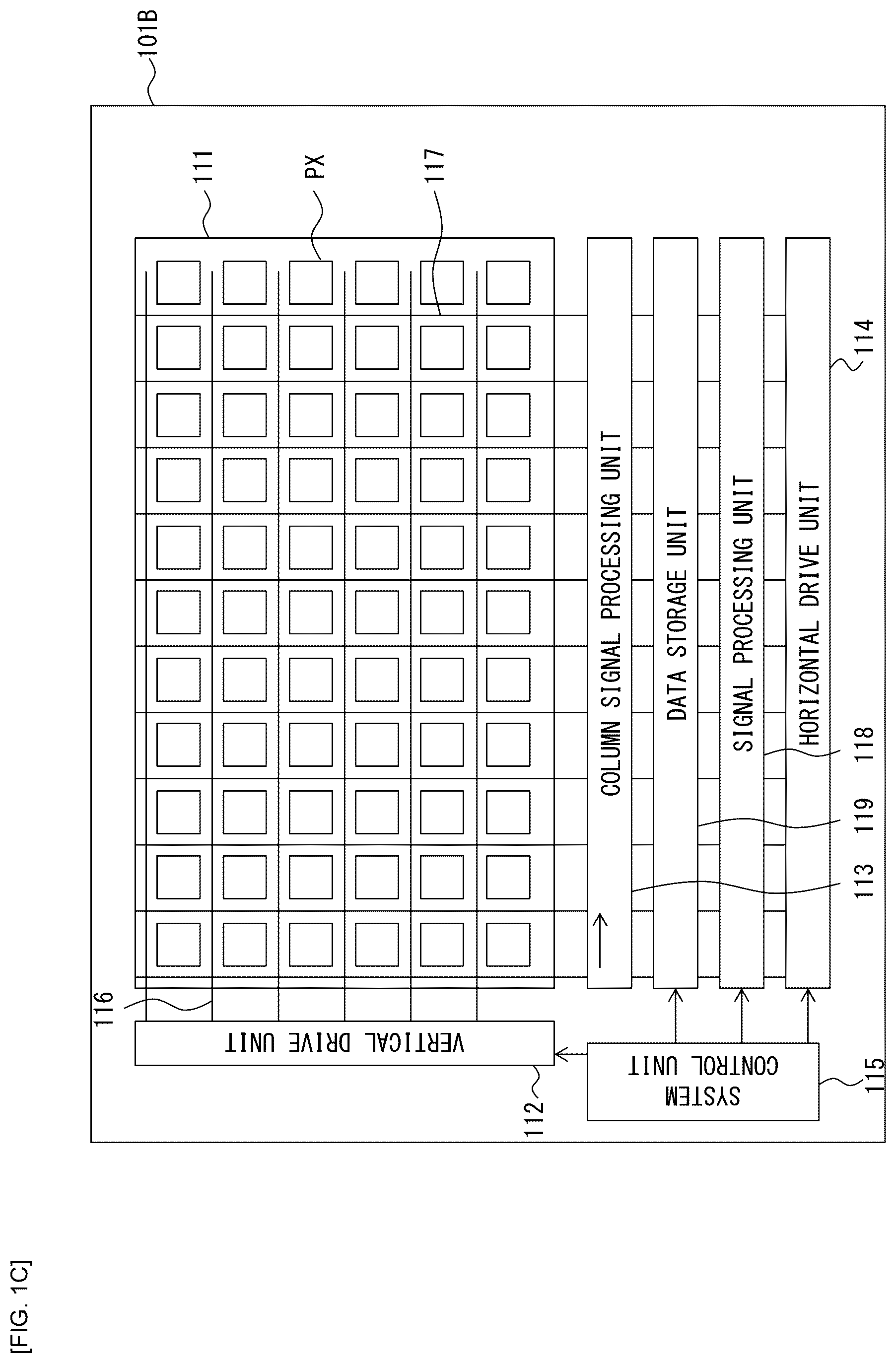Patent US12323722 Figure 3 – Imaging device and electronic apparatus