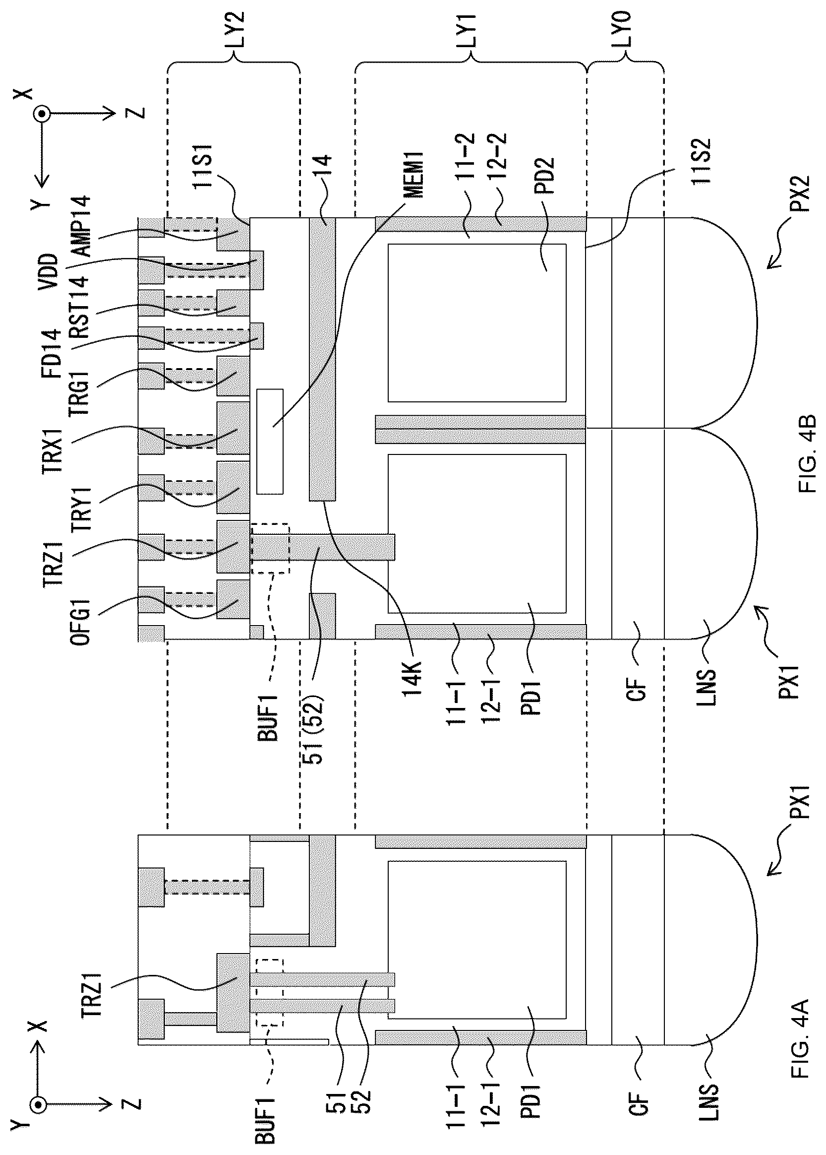 Patent US12323722 Figure 6 – Imaging device and electronic apparatus