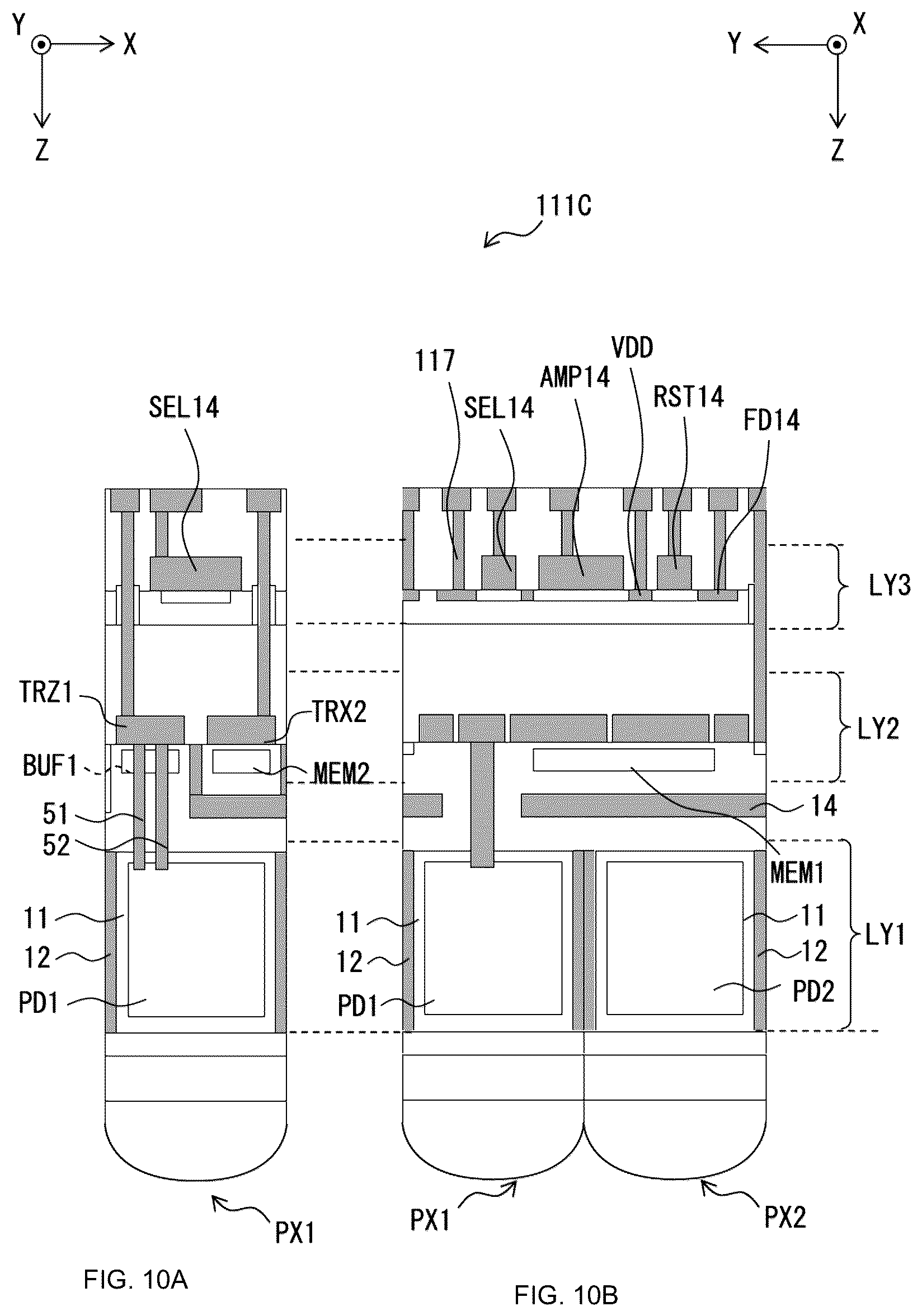 Patent US12323722 Figure 13 – Imaging device and electronic apparatus