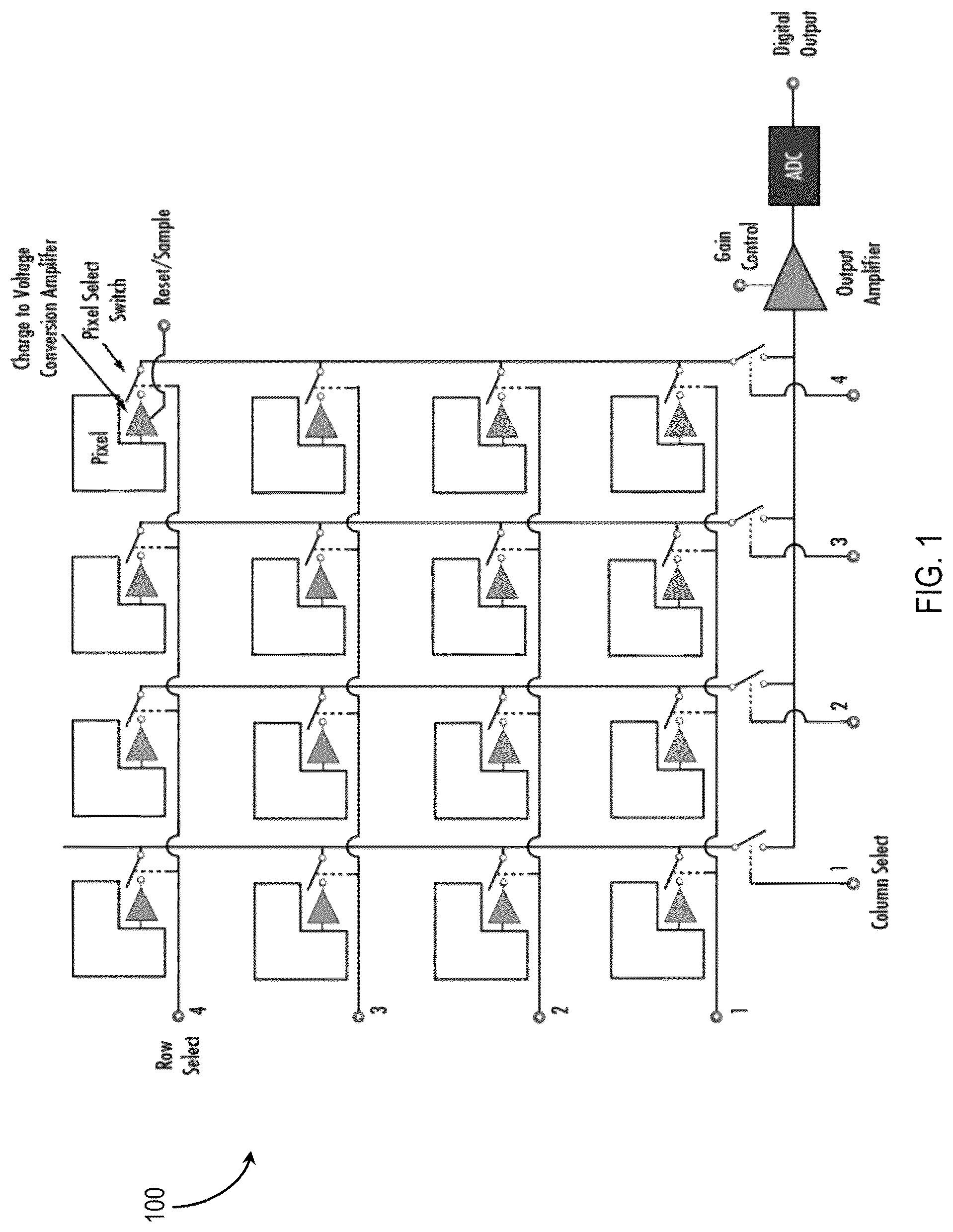 Patent US12323724 — Systems and methods for analog image sensing and processing — Figure 1