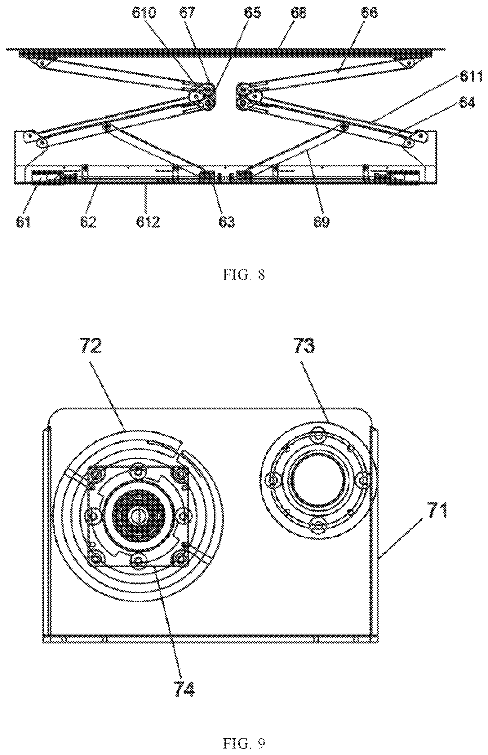 Patent US12323729 Figure 5 – Rollable and hidden laser television integrated machine