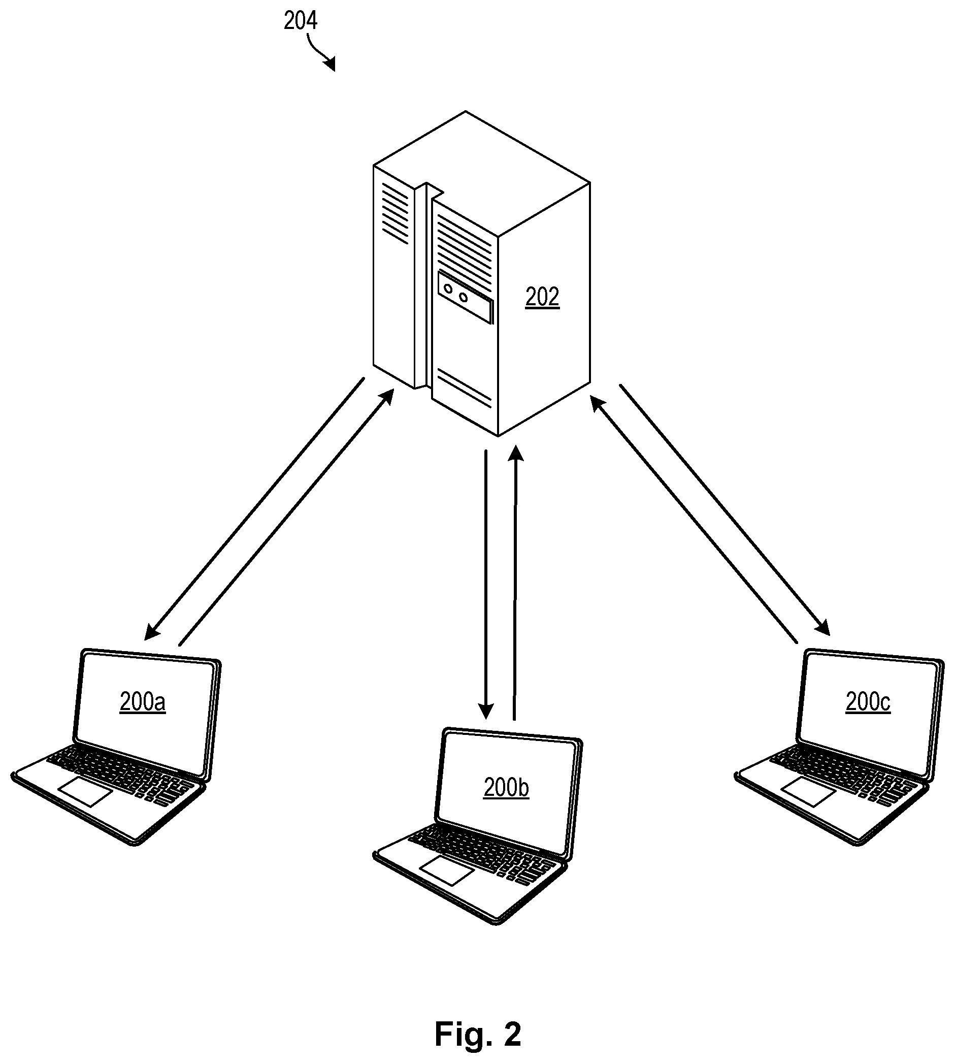 Patent US12323735 Figure 2 – Network bandwidth determination for adaptive web-conference rendering and transmission