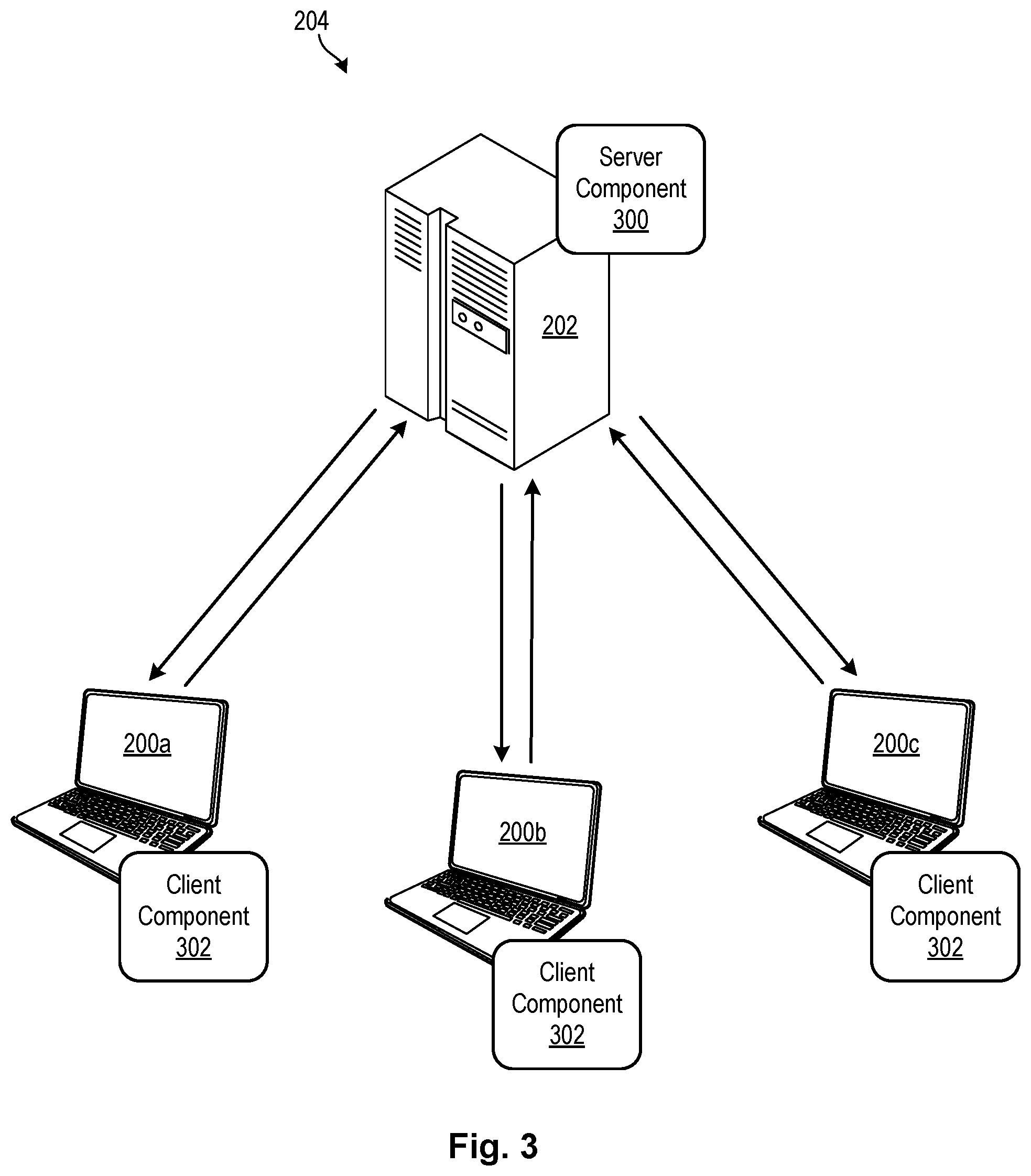 Patent US12323735 Figure 3 – Network bandwidth determination for adaptive web-conference rendering and transmission