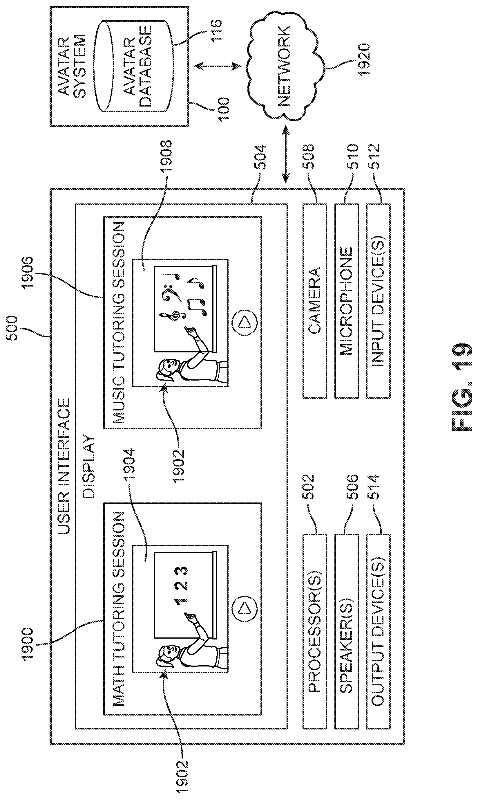 Patent US12323737 Figure 19 – System and method for an interactive digitally rendered avatar of a subject person