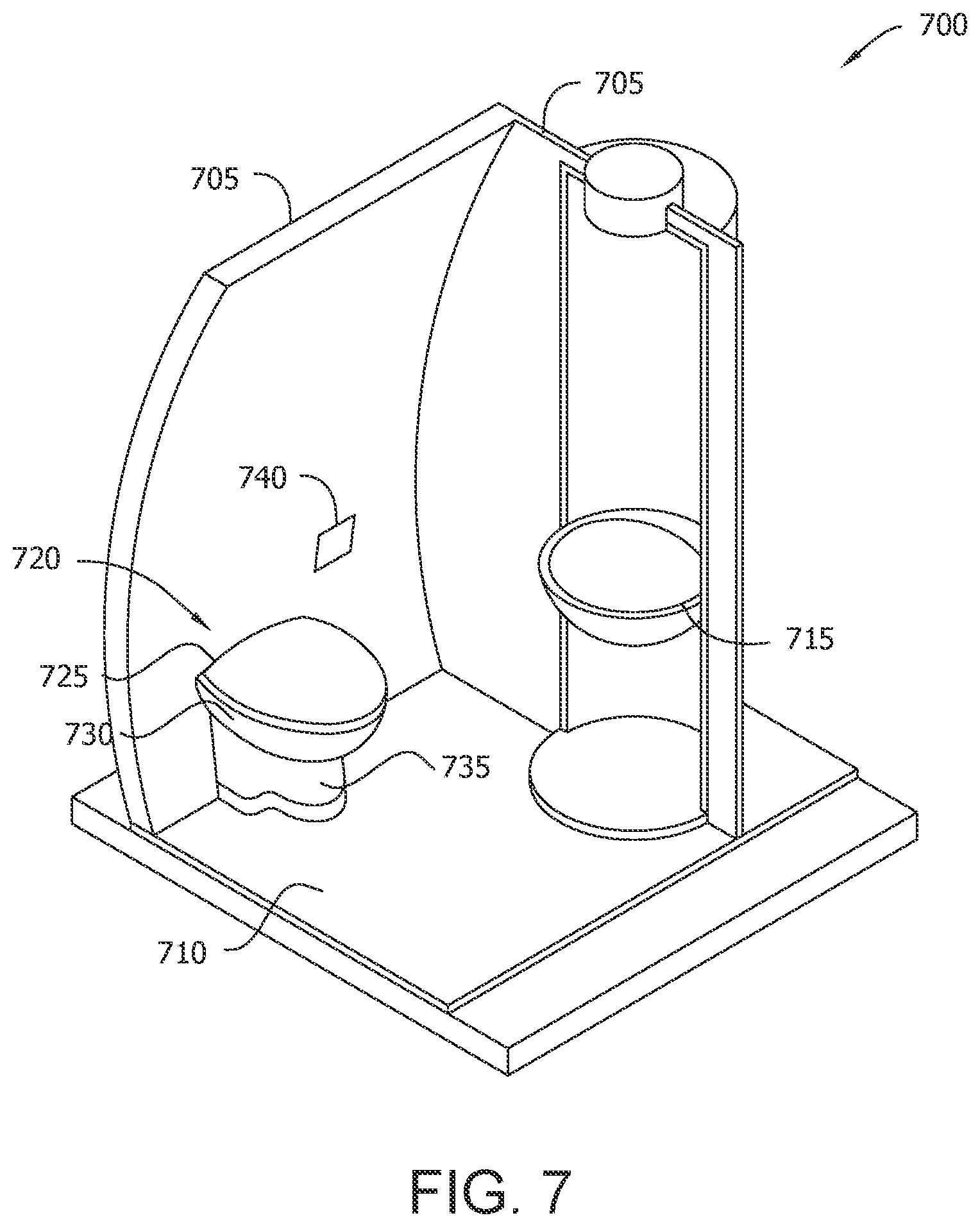 Patent US12323746 Figure 9 – Projection system for translucent displays and methods of operating thereof