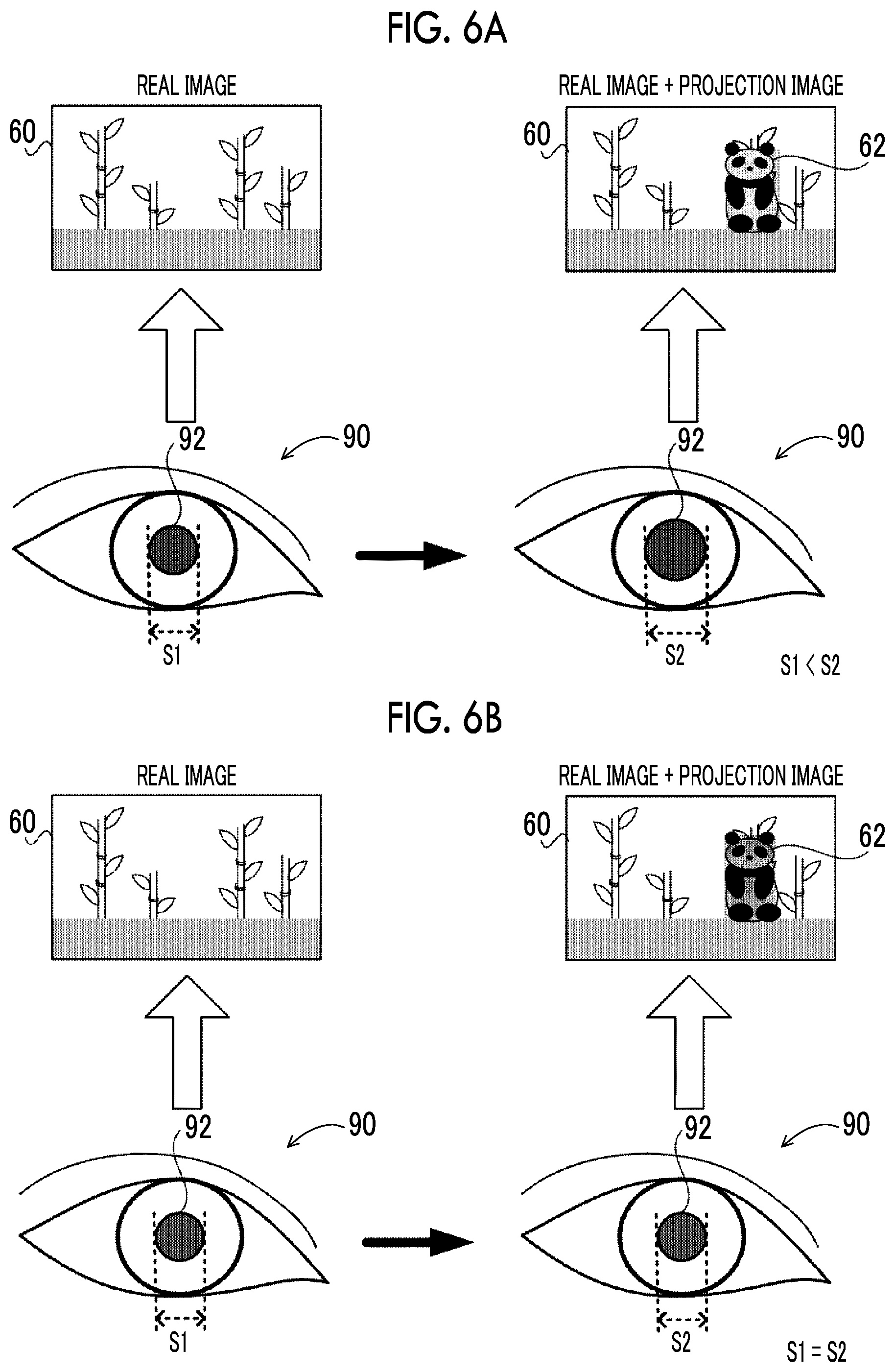 Patent US12323747 Figure 4 – Control device, control method, and control program for augmented reality device which adjusts a projection image brightness according to a measured user pupil size