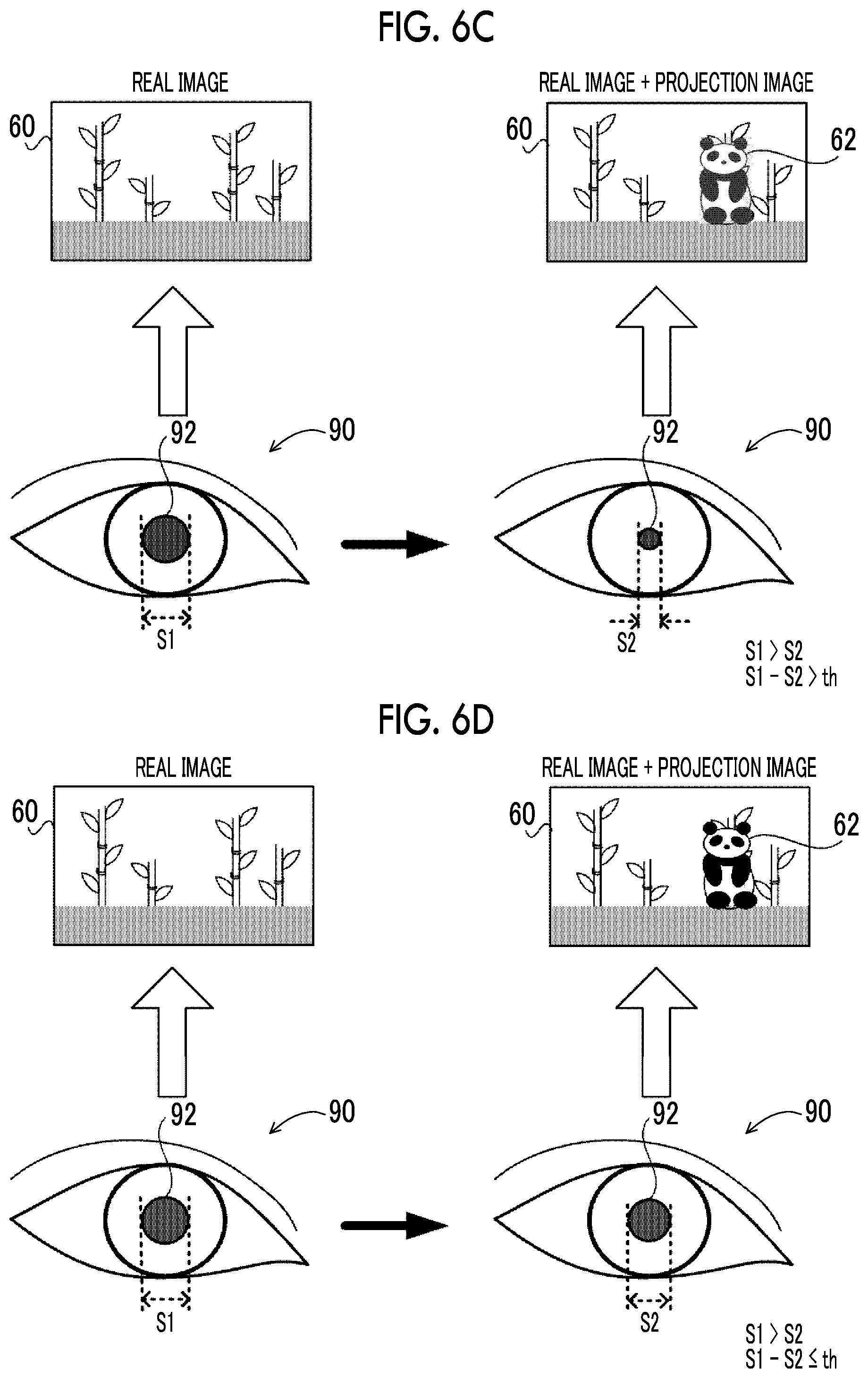 Patent US12323747 Figure 5 – Control device, control method, and control program for augmented reality device which adjusts a projection image brightness according to a measured user pupil size