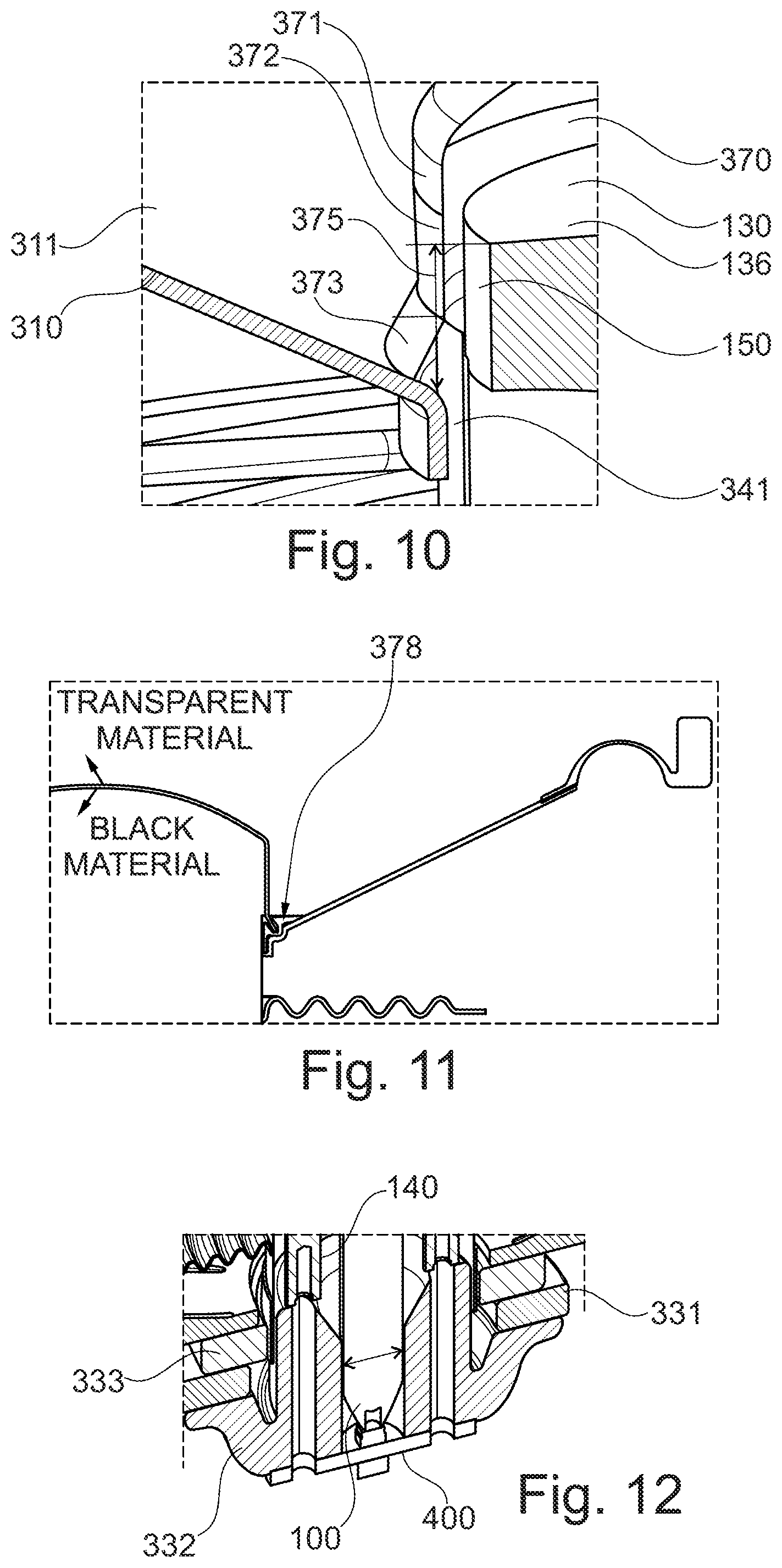 Patent US12323752 Figure 7 – Audio speaker dust cap illumination