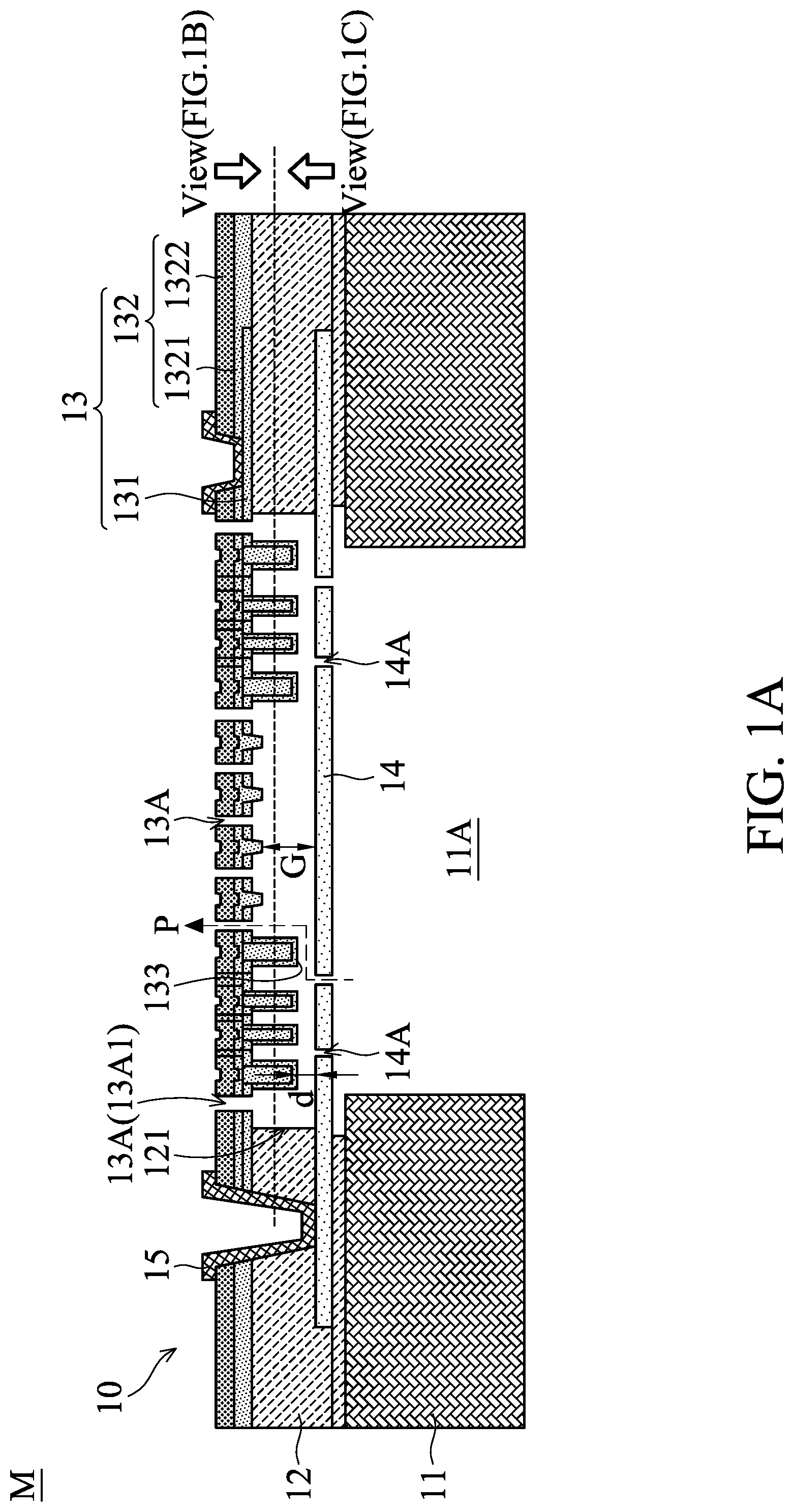 Patent US12323753 Figure 1 – Micro-electro-mechanical system structure