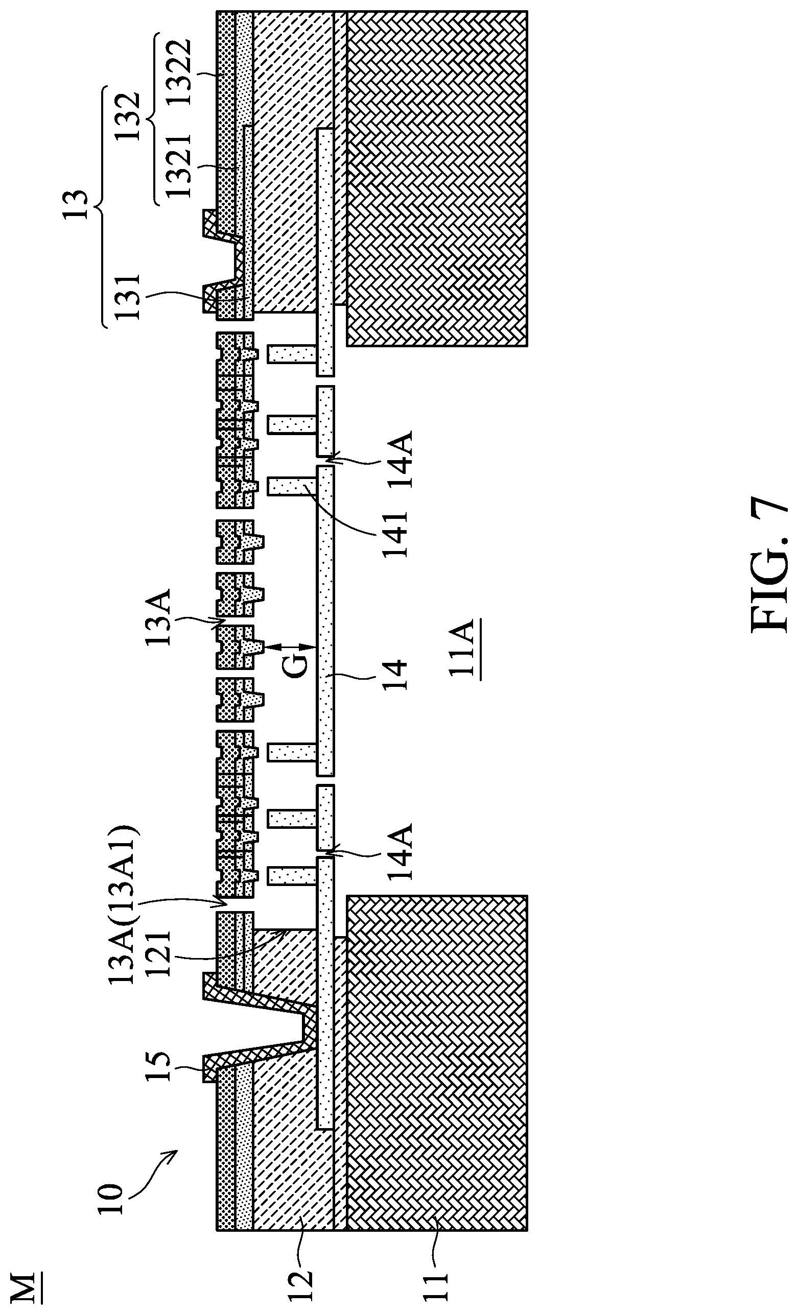 Patent US12323753 Figure 12 – Micro-electro-mechanical system structure