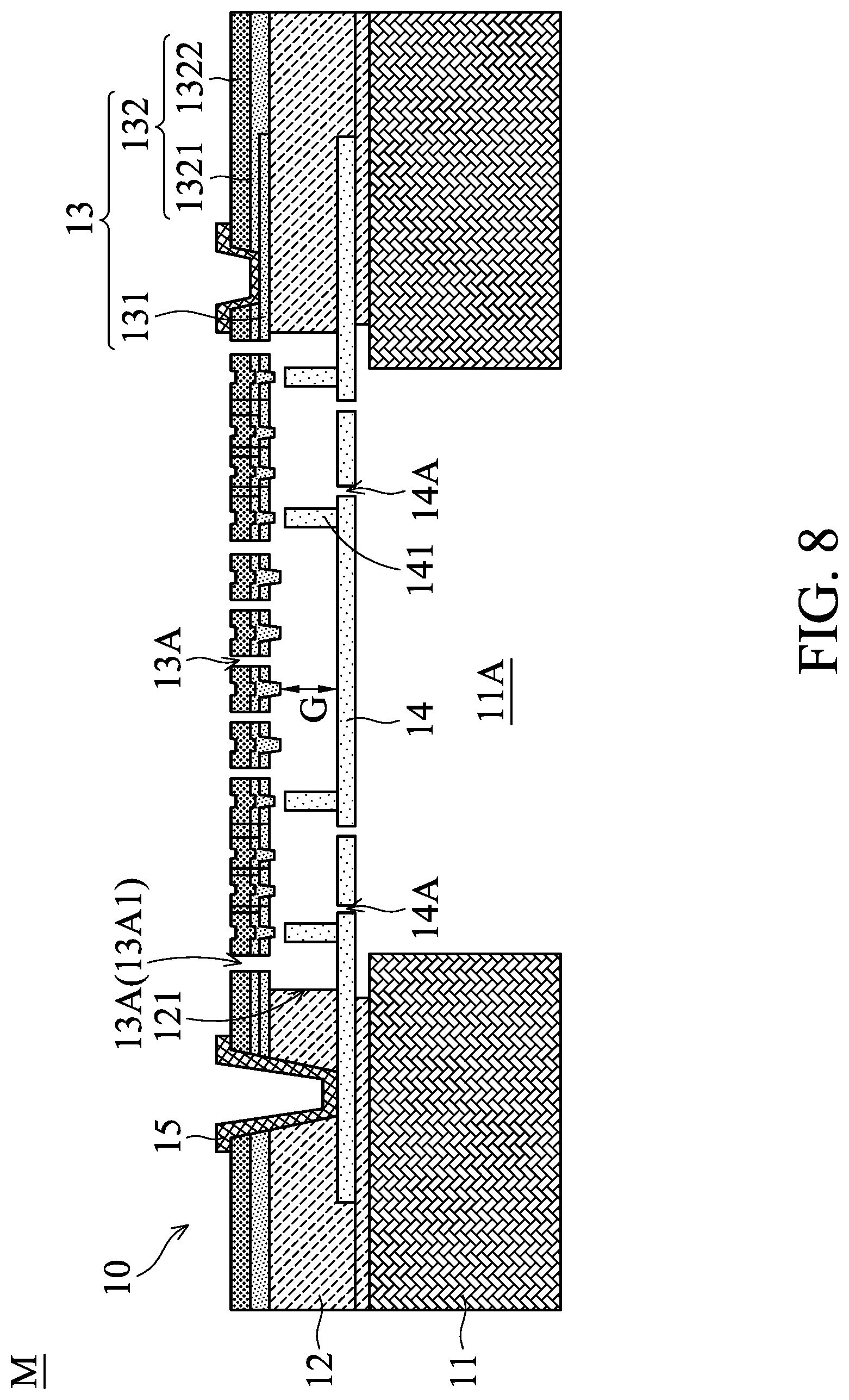 Patent US12323753 Figure 13 – Micro-electro-mechanical system structure