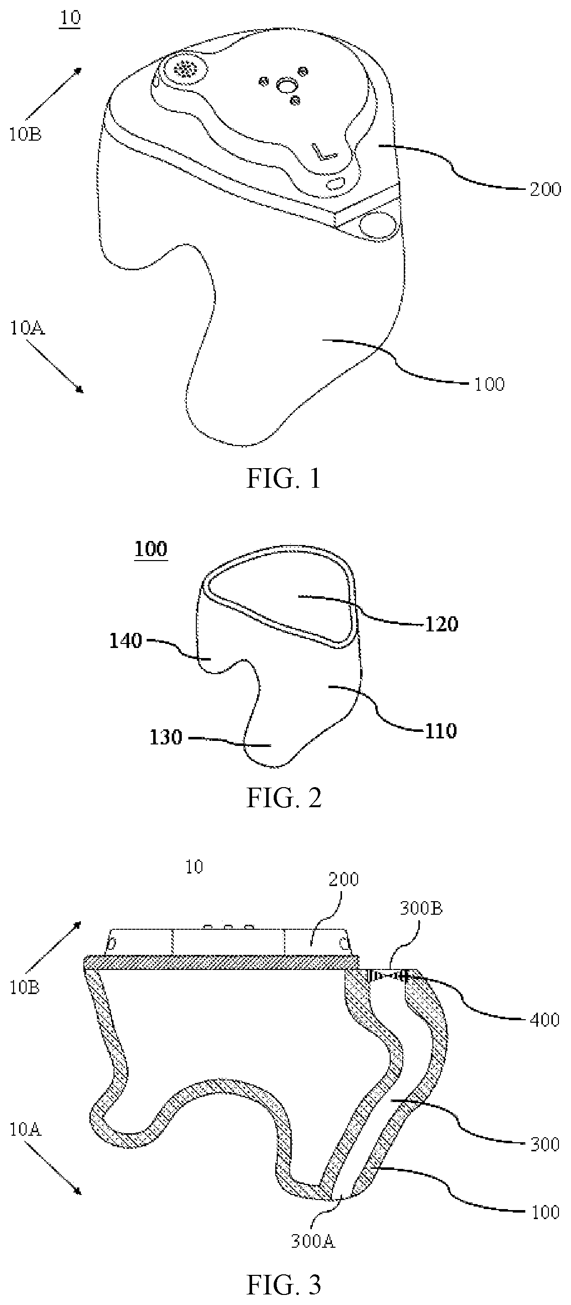 Patent US12323756 Figure 1 – In-ear wearable device