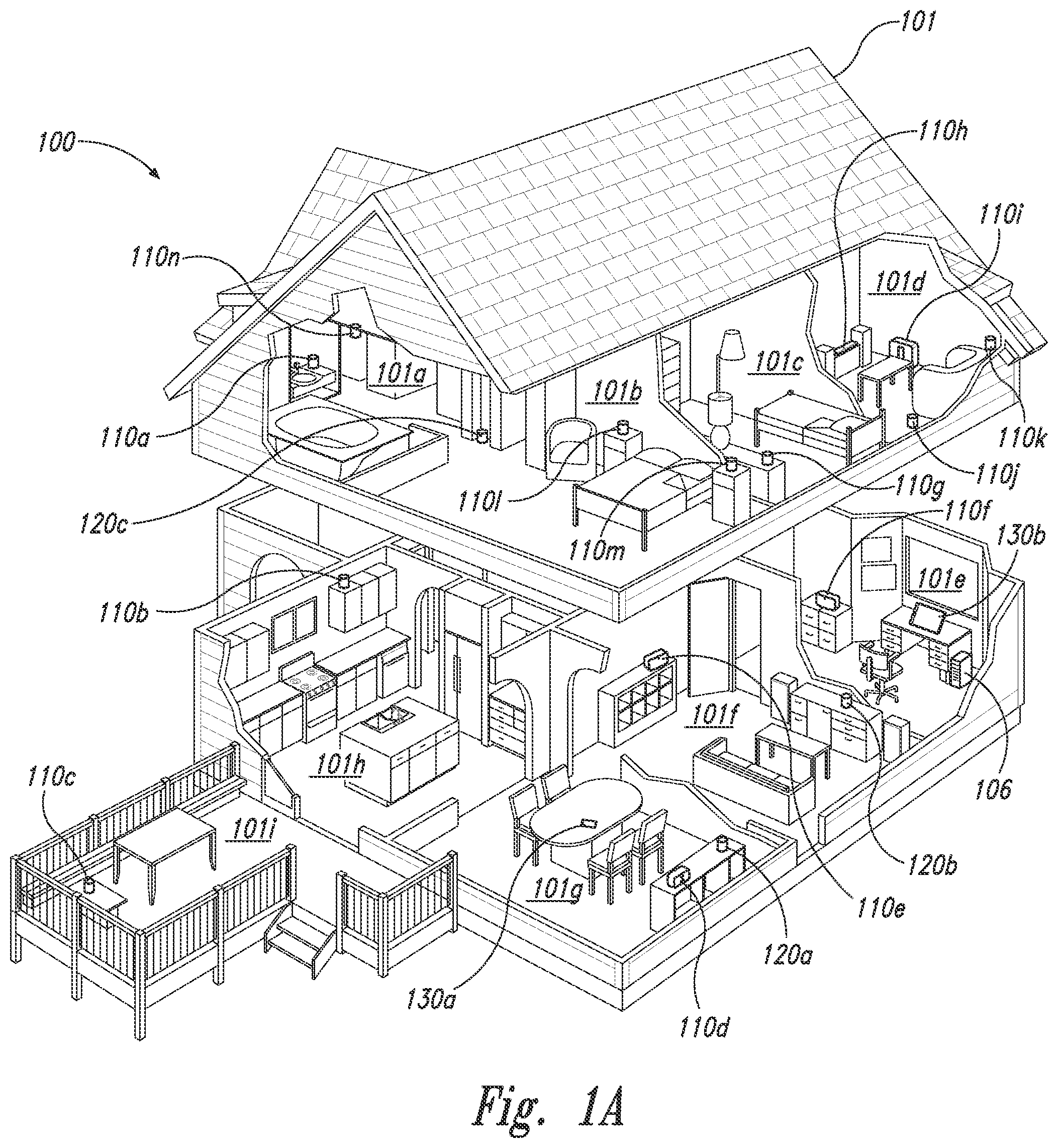 Patent US12323760 Figure 1 – Acoustic waveguides for multi-channel playback devices