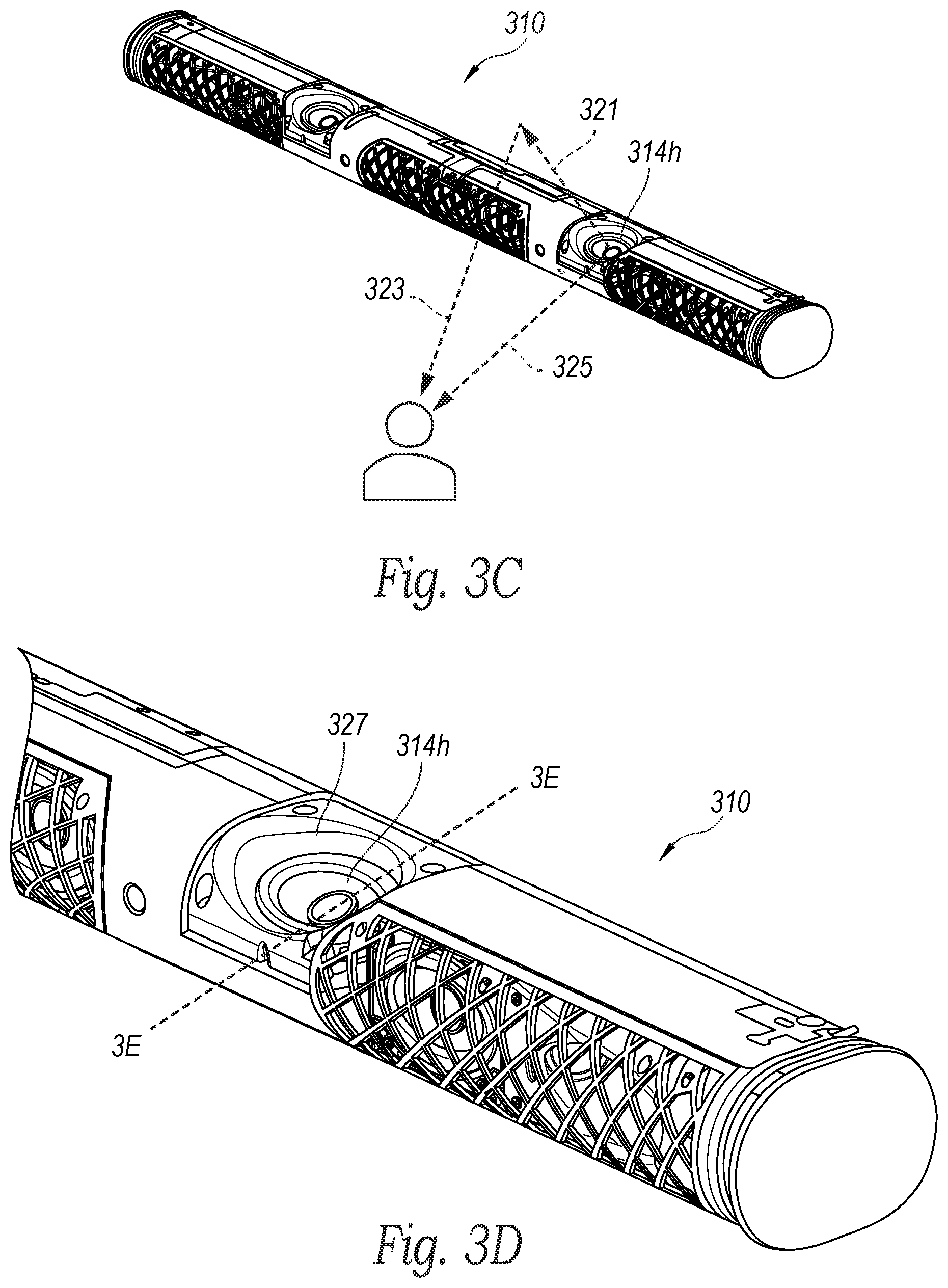Patent US12323760 Figure 8 – Acoustic waveguides for multi-channel playback devices
