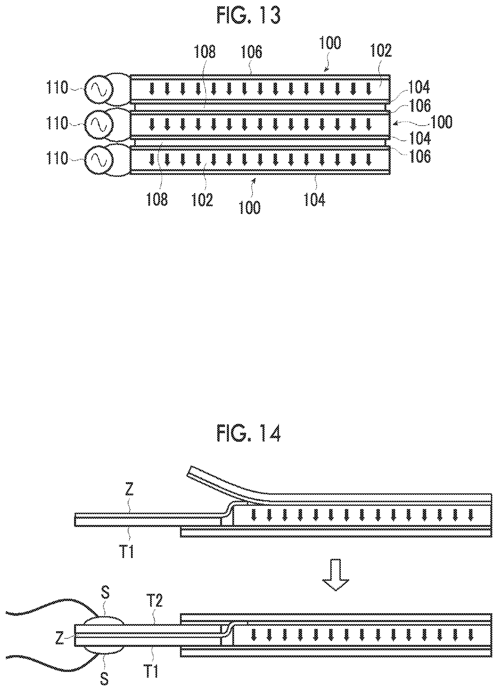 Patent US12323763 Figure 7 – Laminated piezoelectric element and electroacoustic transducer