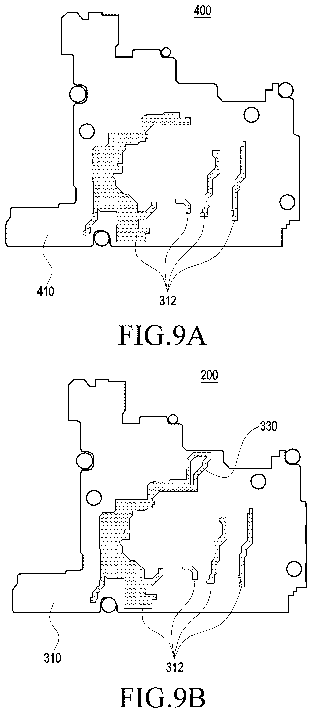 Patent US12323775 Figure 8 – Electronic device including flexible printed circuit board