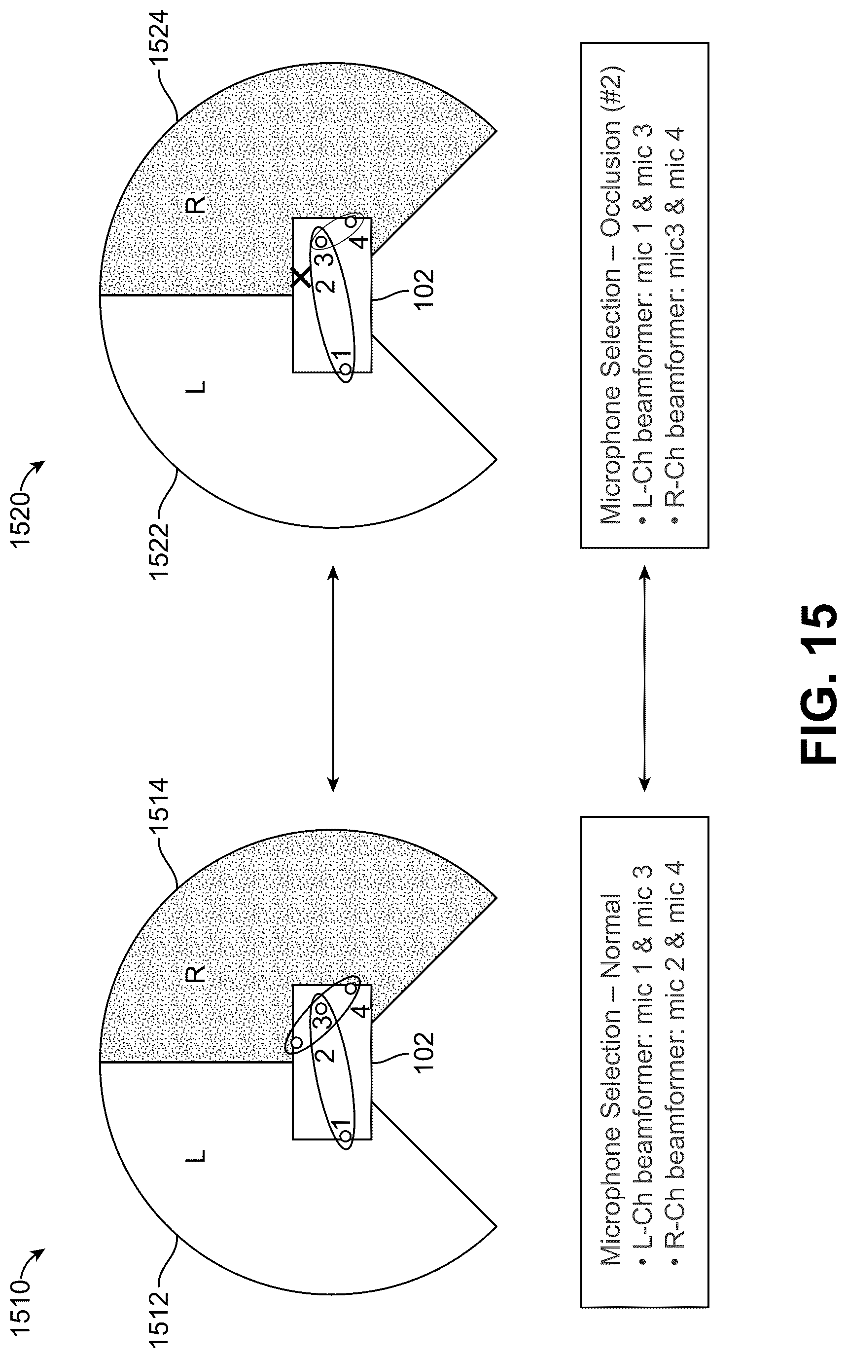 Patent US12323783 Figure 15 – Generating restored spatial audio signals for occluded microphones