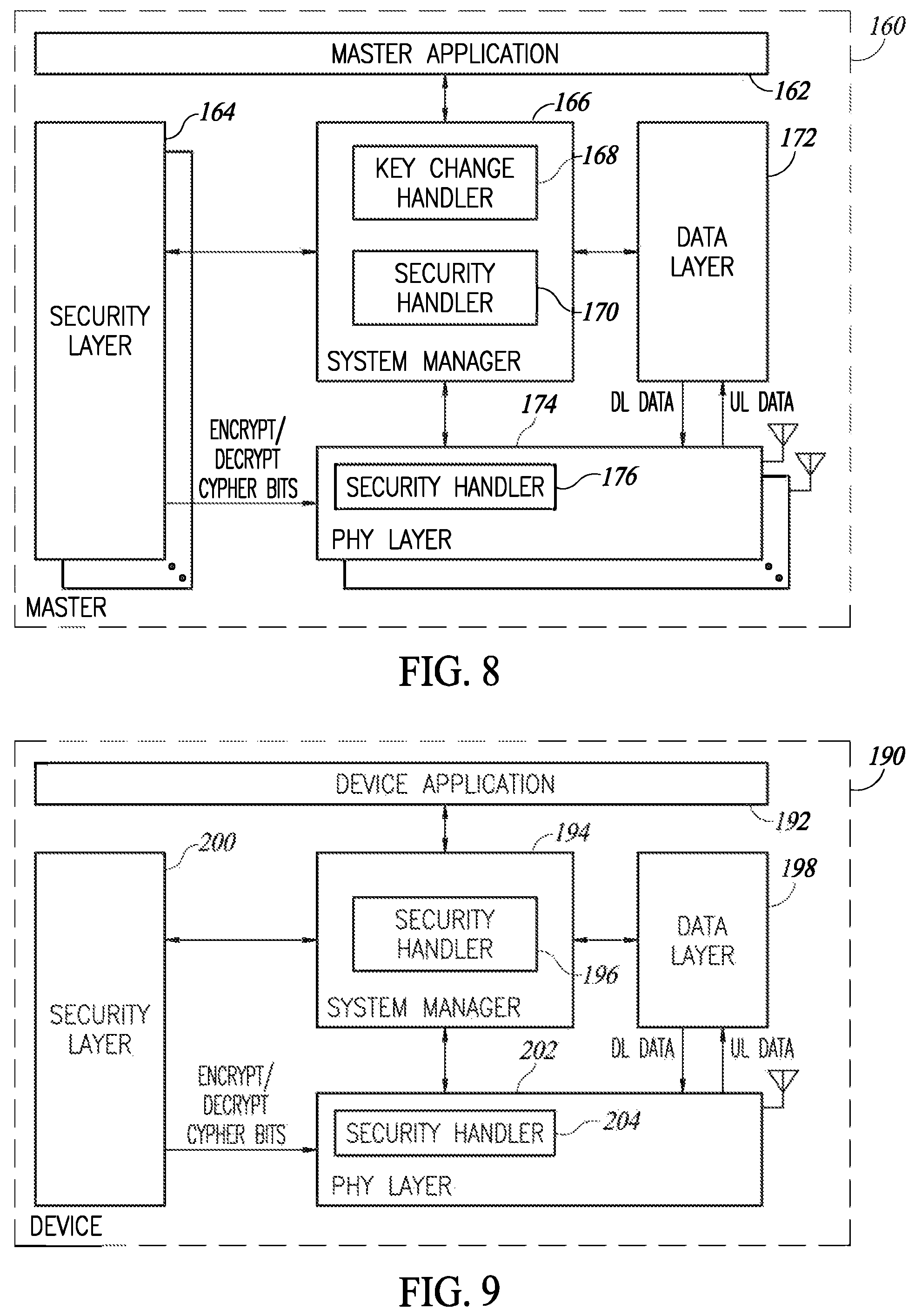 Patent US12323791 Figure 6 – Secure communication encryption and decryption mechanism in a wireless communication system