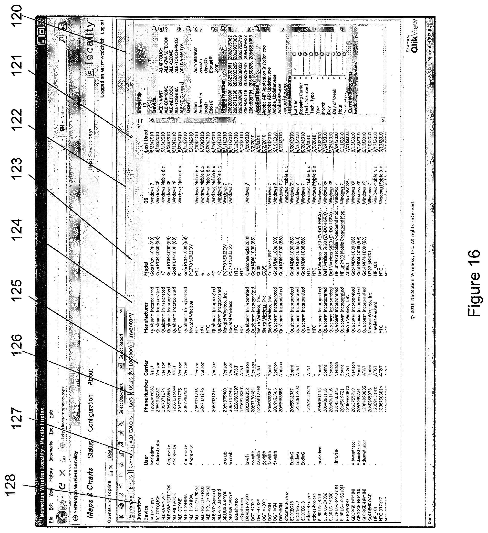 Patent US12323801 Figure 17 – Public wireless network performance management system with mobile device data collection agents