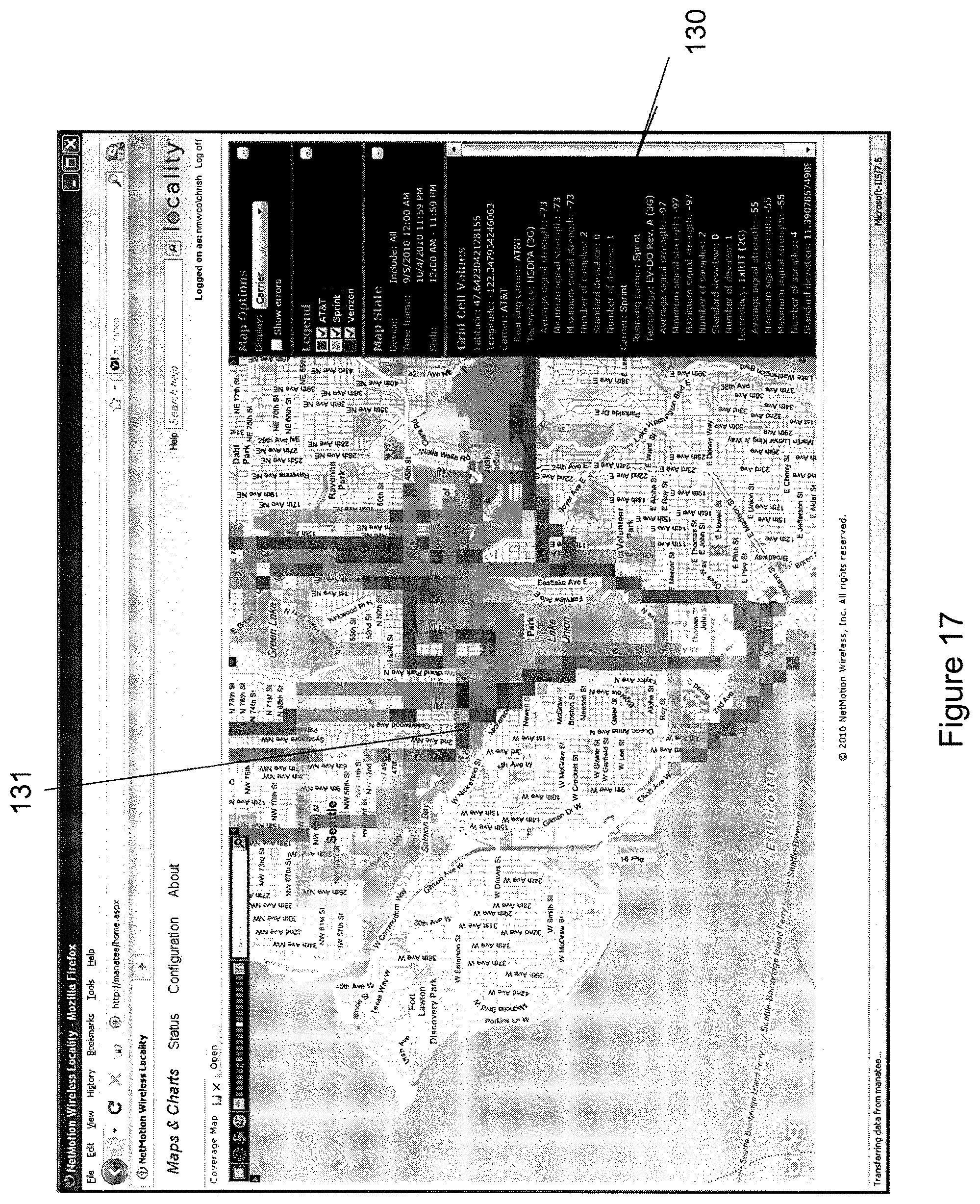 Patent US12323801 Figure 18 – Public wireless network performance management system with mobile device data collection agents