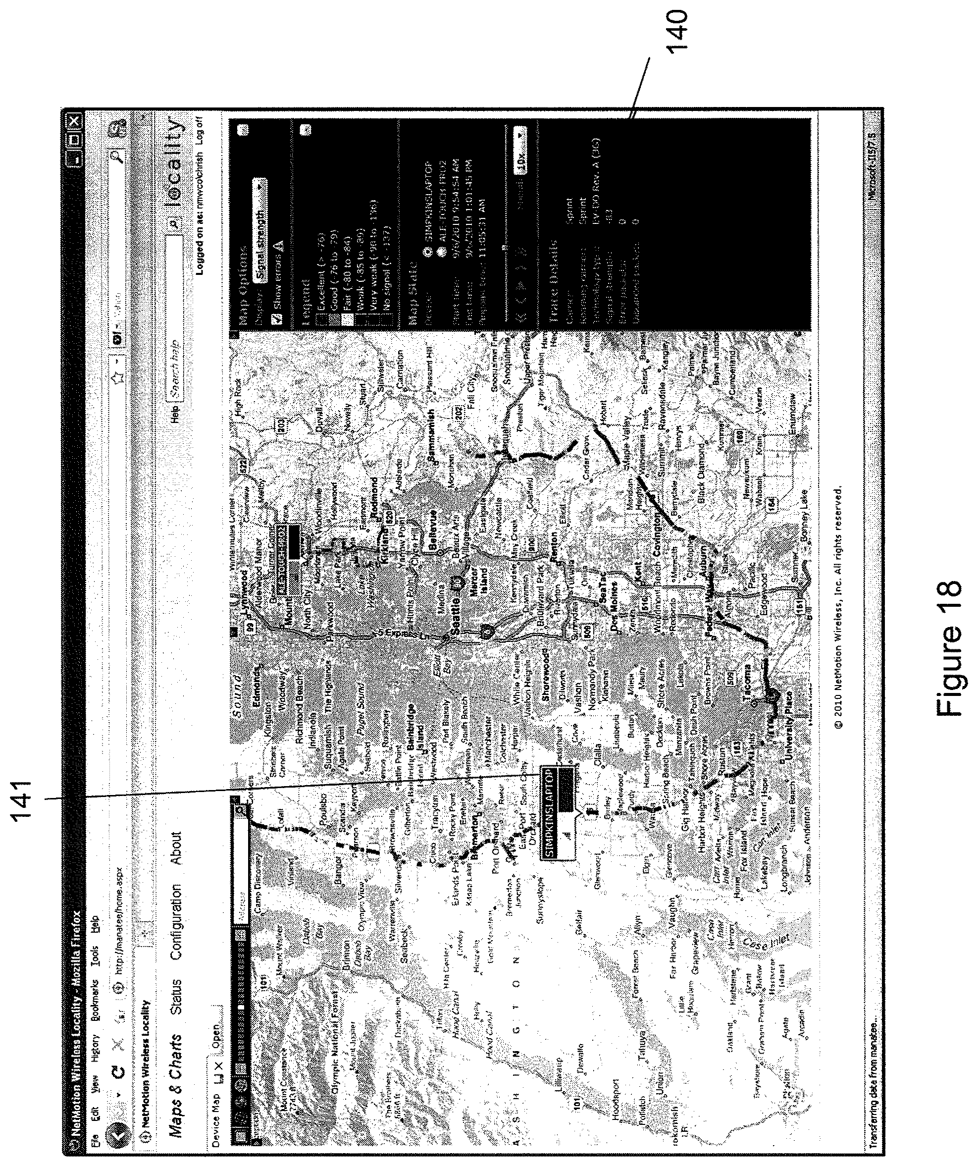 Patent US12323801 Figure 19 – Public wireless network performance management system with mobile device data collection agents