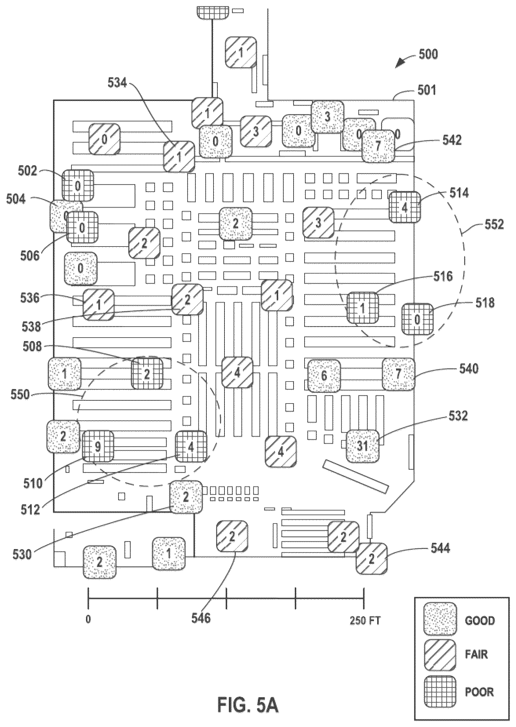 Patent US12323826 Figure 6 – Detection of insufficient RF coverage areas in a wireless network