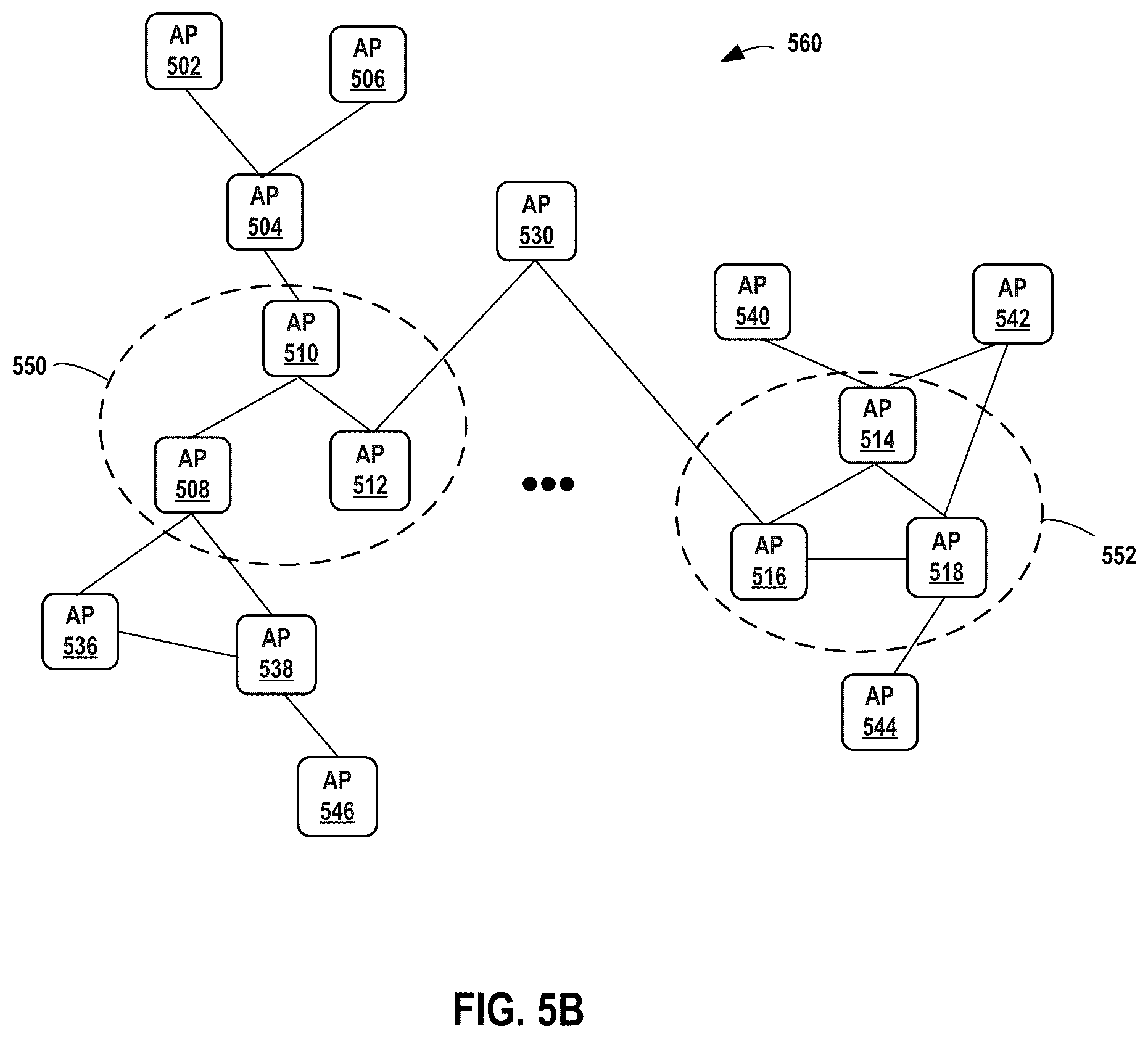 Patent US12323826 Figure 7 – Detection of insufficient RF coverage areas in a wireless network