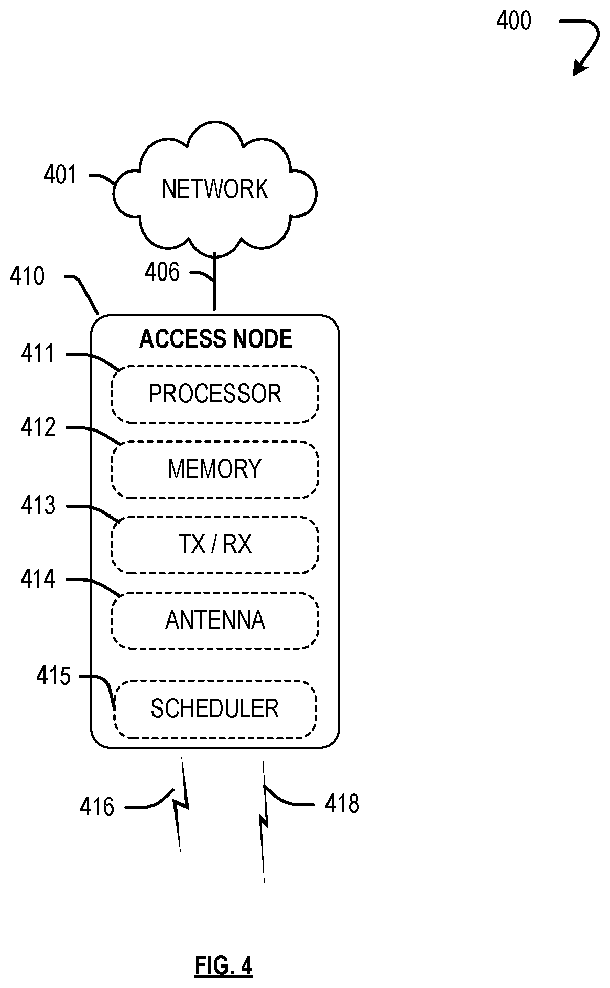 Patent US12323850 Figure 4 – Dynamic assignment of uplink discard timers
