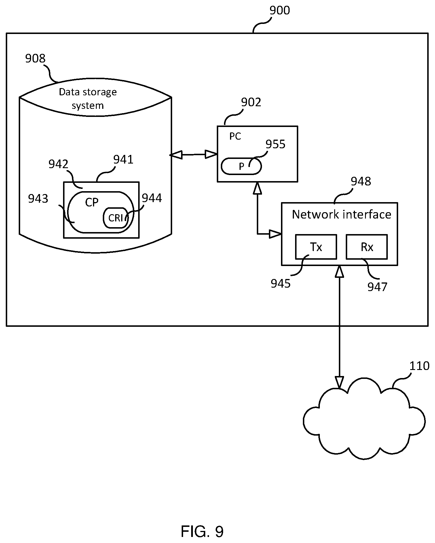 Patent US12323852 Figure 9 – Reducing network traffic